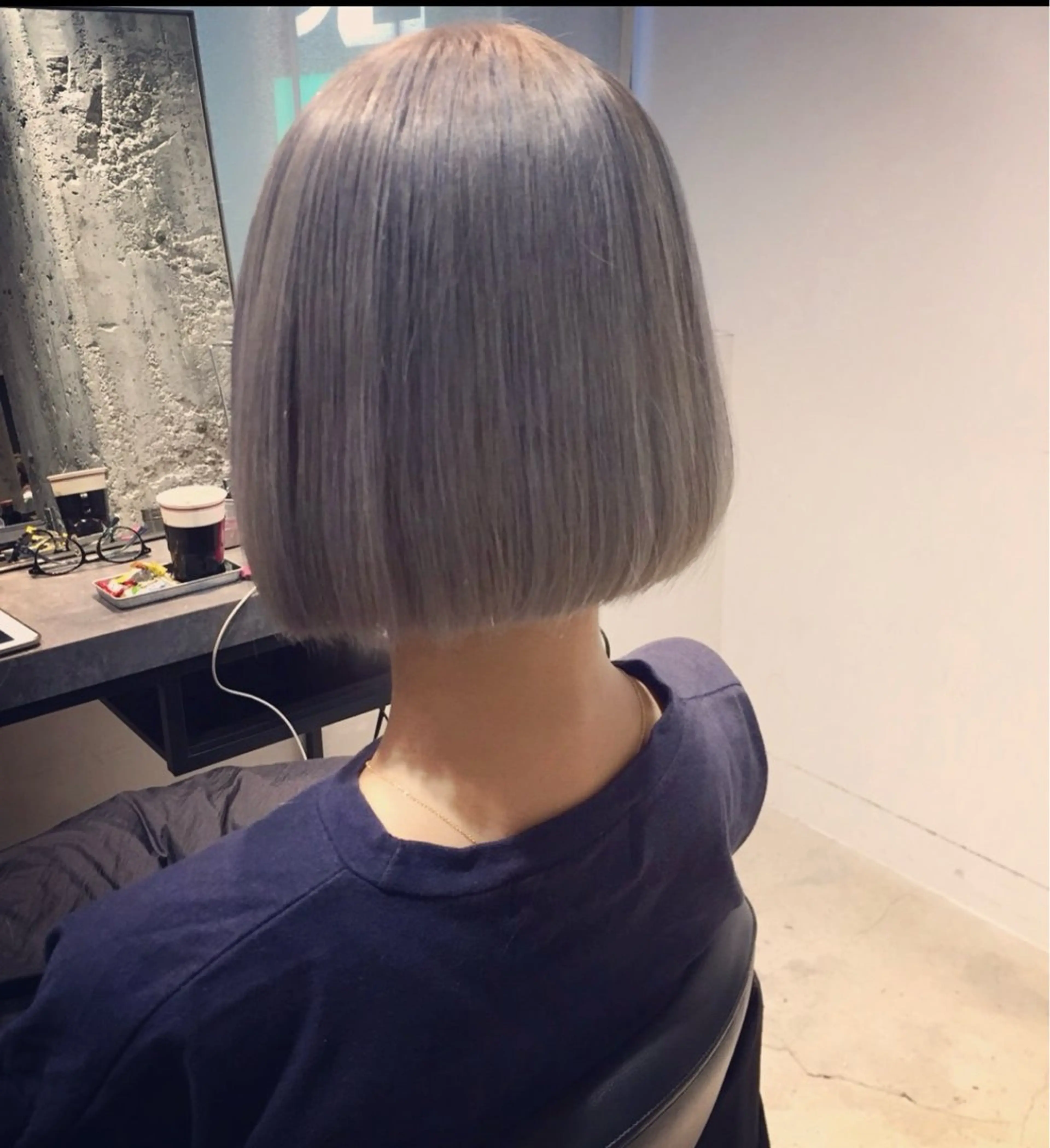 ミディアム パープルカラー 🌈ウルトワ水素 髪質改善naru🌈のヘアスタイル