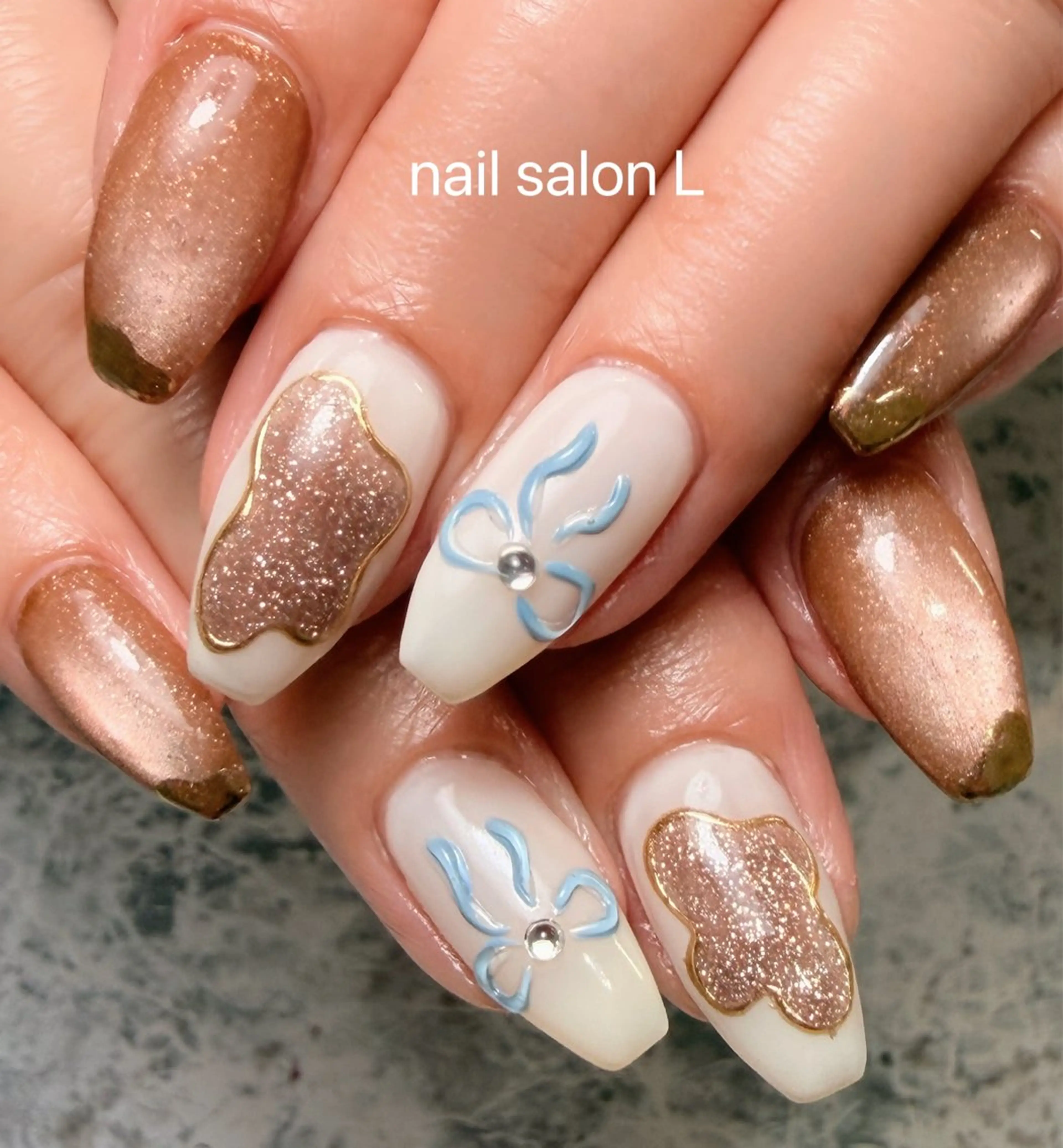 ネイル ハンドネイル 吉川市 ネイルサロンLのネイルデザイン