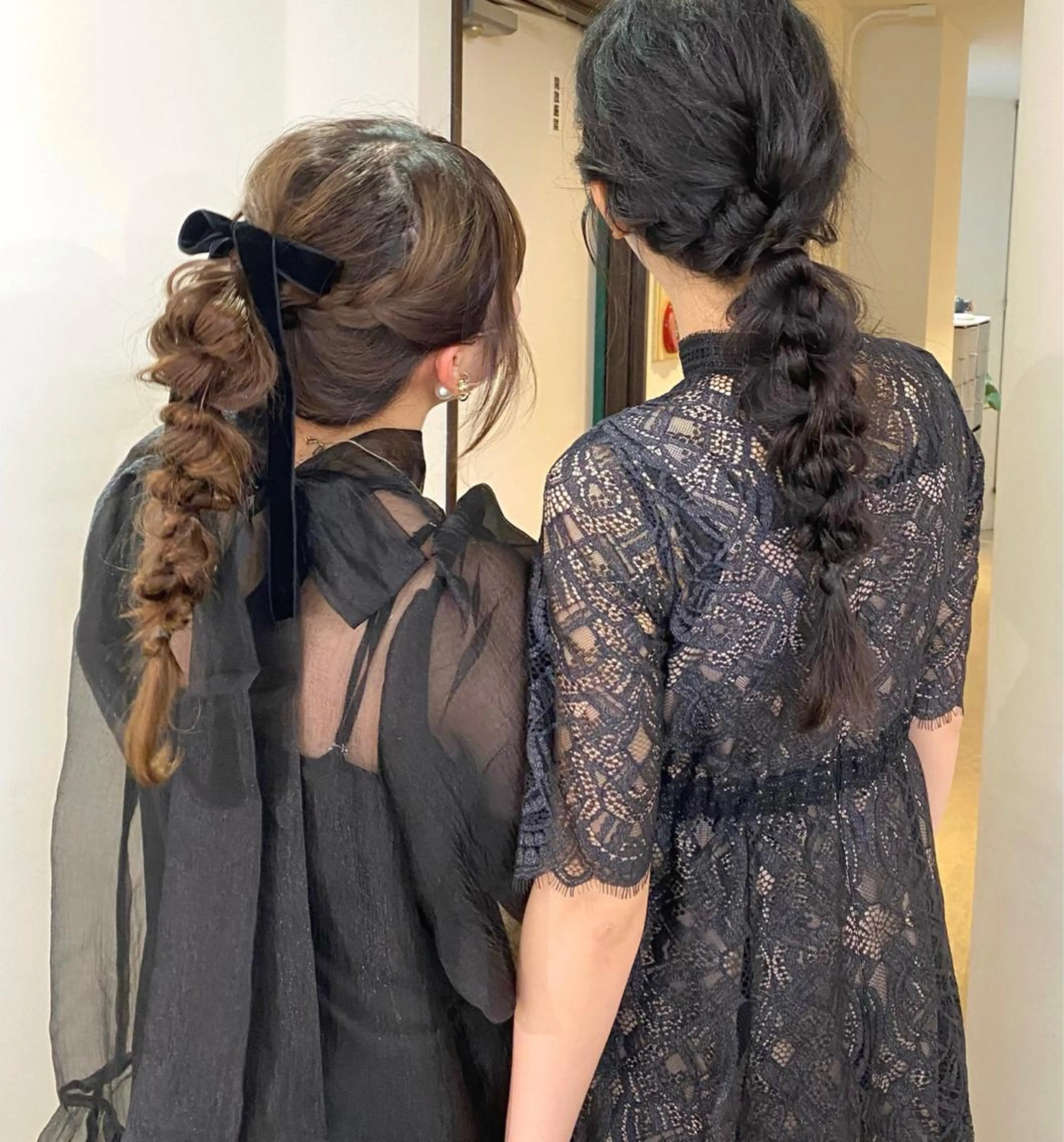 ヘアセット mizuki/ピンク ベージュ.レイヤーのヘアスタイル