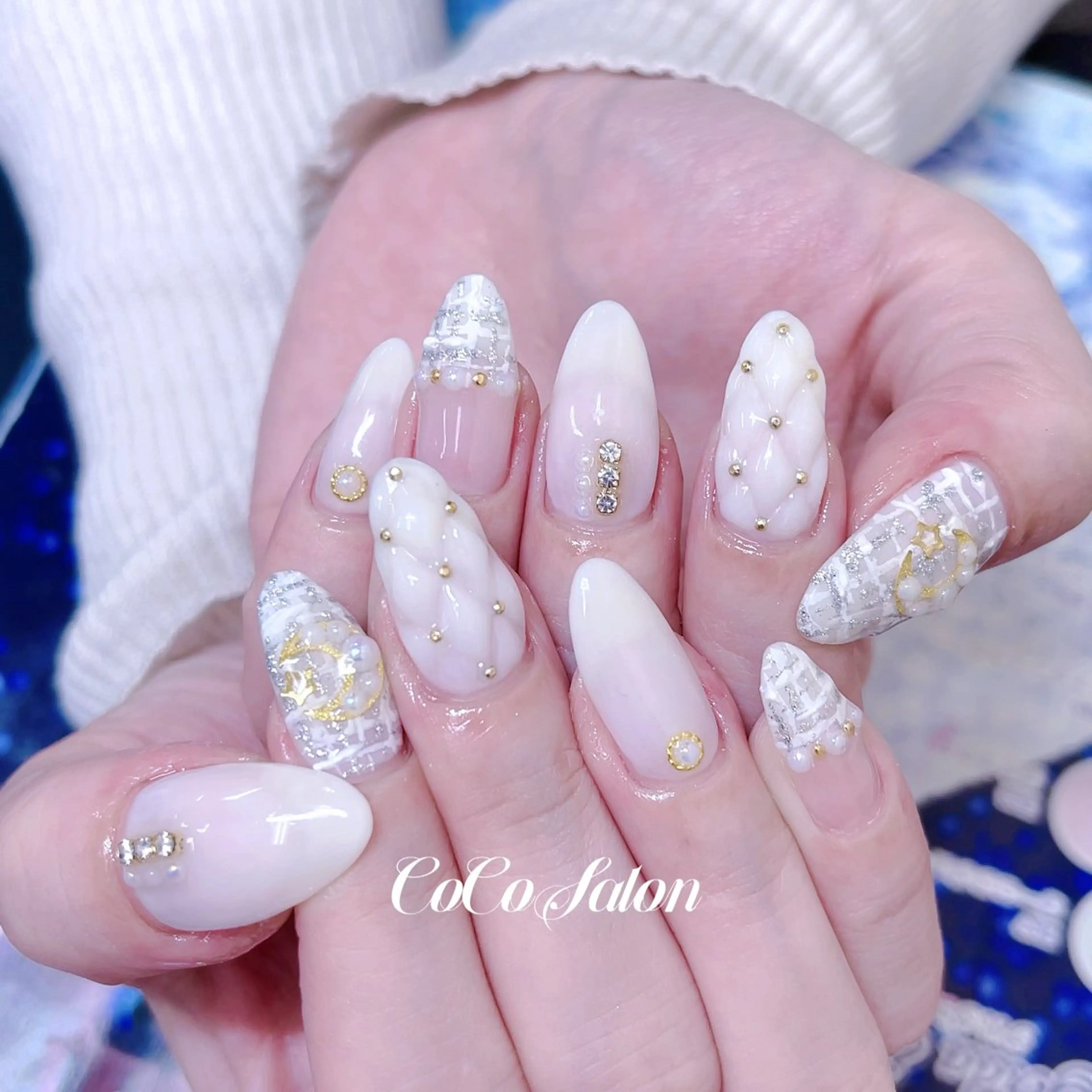 ネイル 長さ出し フレンチネイル ジェルネイル ワンカラーネイル パラジェル ハンドネイル CoCoSalon ネイル/まつ毛予約のネイルデザイン