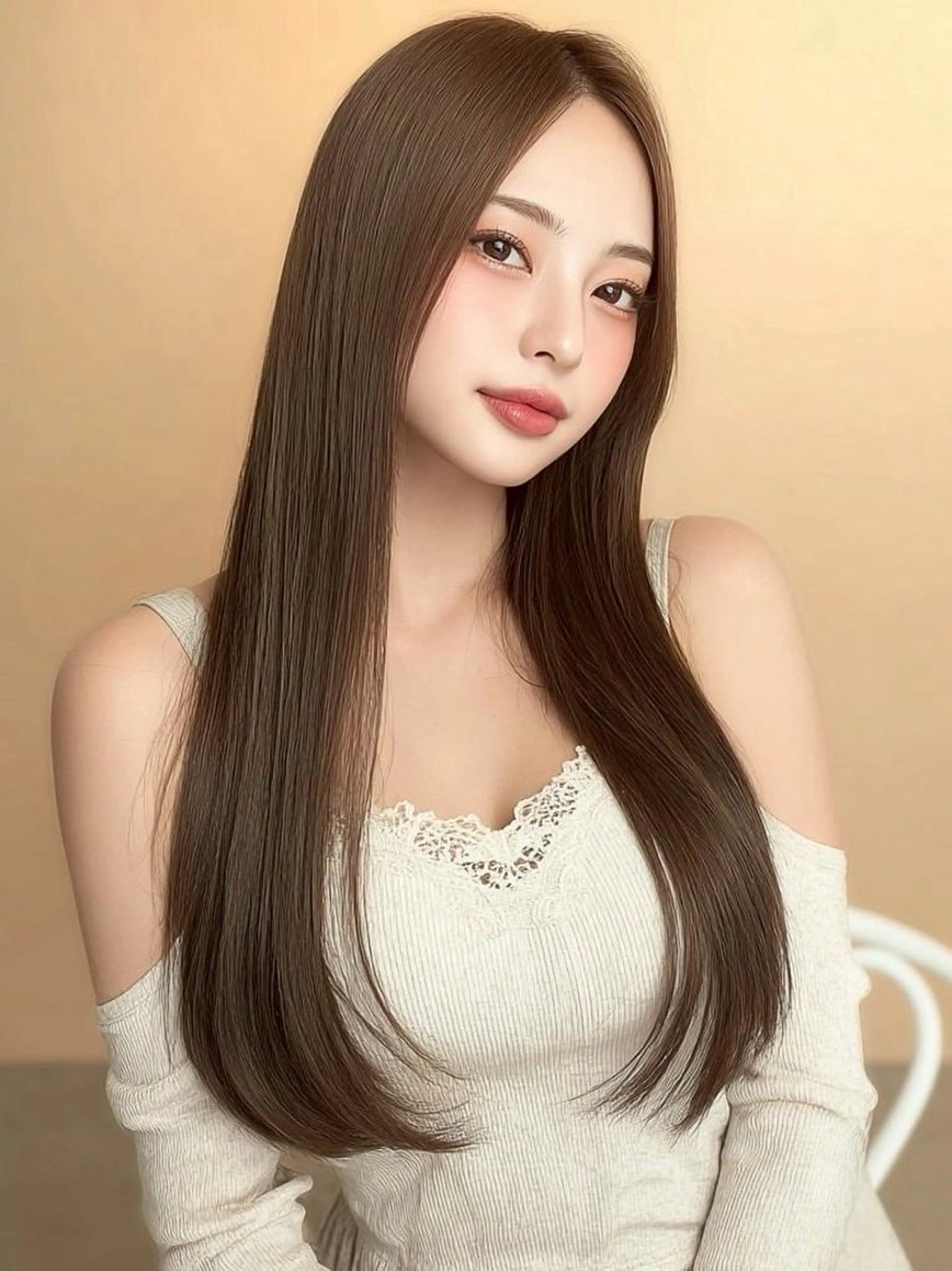 ロング カラー カット トリートメント 髪質改善/透明感/ 艶🖤Akaneのヘアスタイル