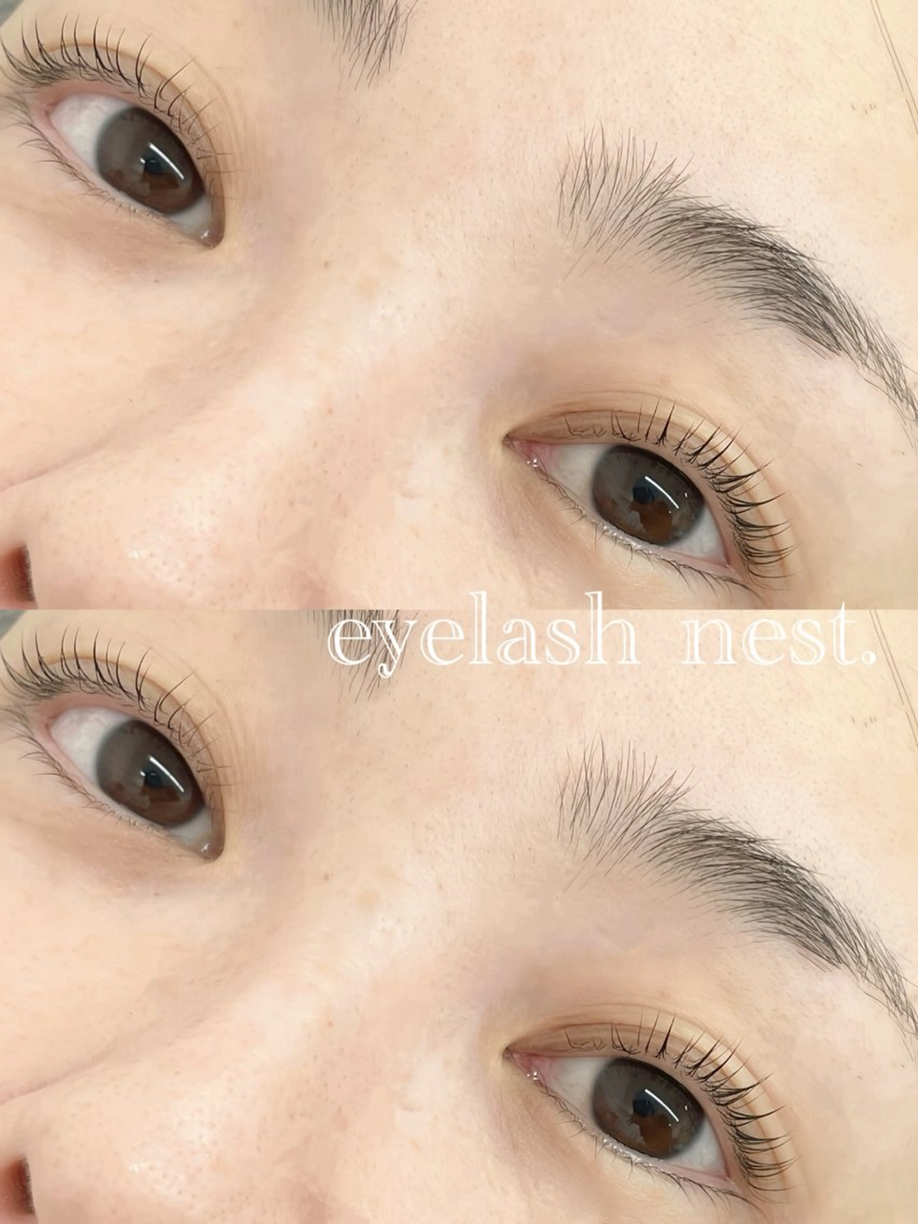 マツエク・マツパ 一重×まつ毛パーマ intime内nest.所属・🤍nest. エリ🤍のマツエク・マツパデザイン