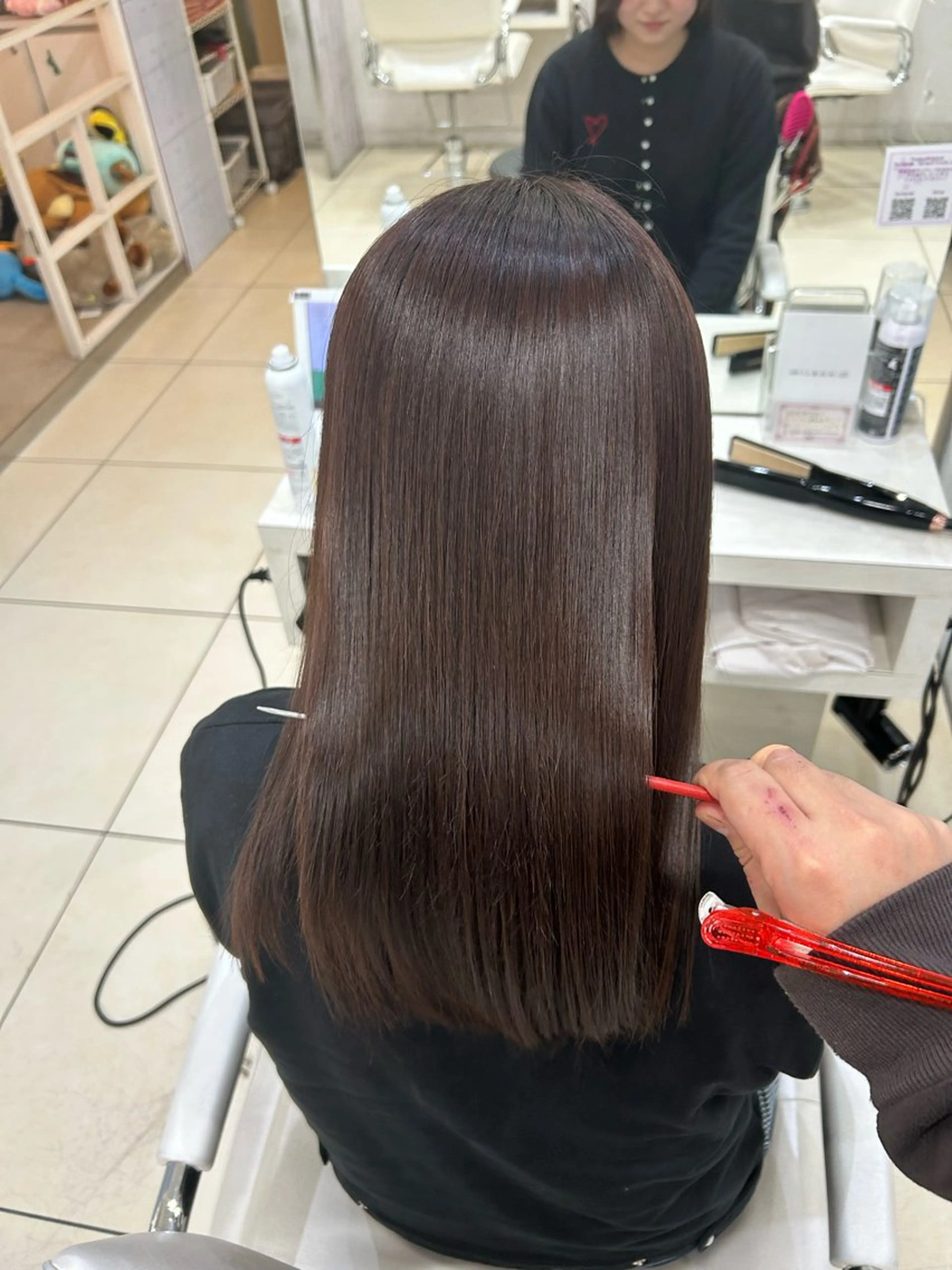 ロング カット ヘアカラー トリートメント 【髪質改善カラー】 瀧田嵐士🇰🇷のヘアスタイル