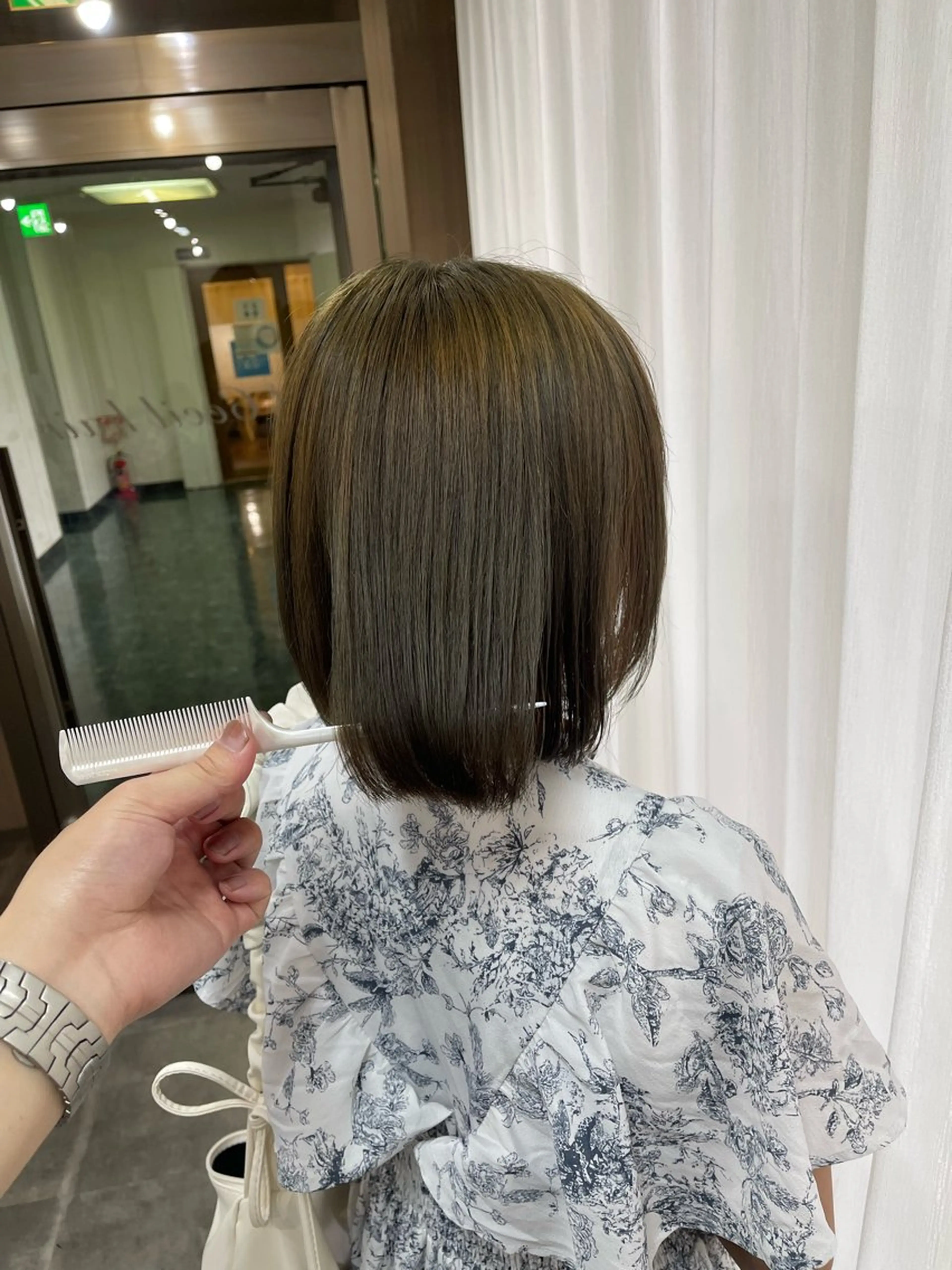 ショート カラー ベージュカラー ブリーチ ケアブリーチ デザインカラー ダブルカラー ヘアカラー トリートメント SOYON西大寺店所属・ダブルカラー/ 髪質改善💎安藤のヘアスタイル