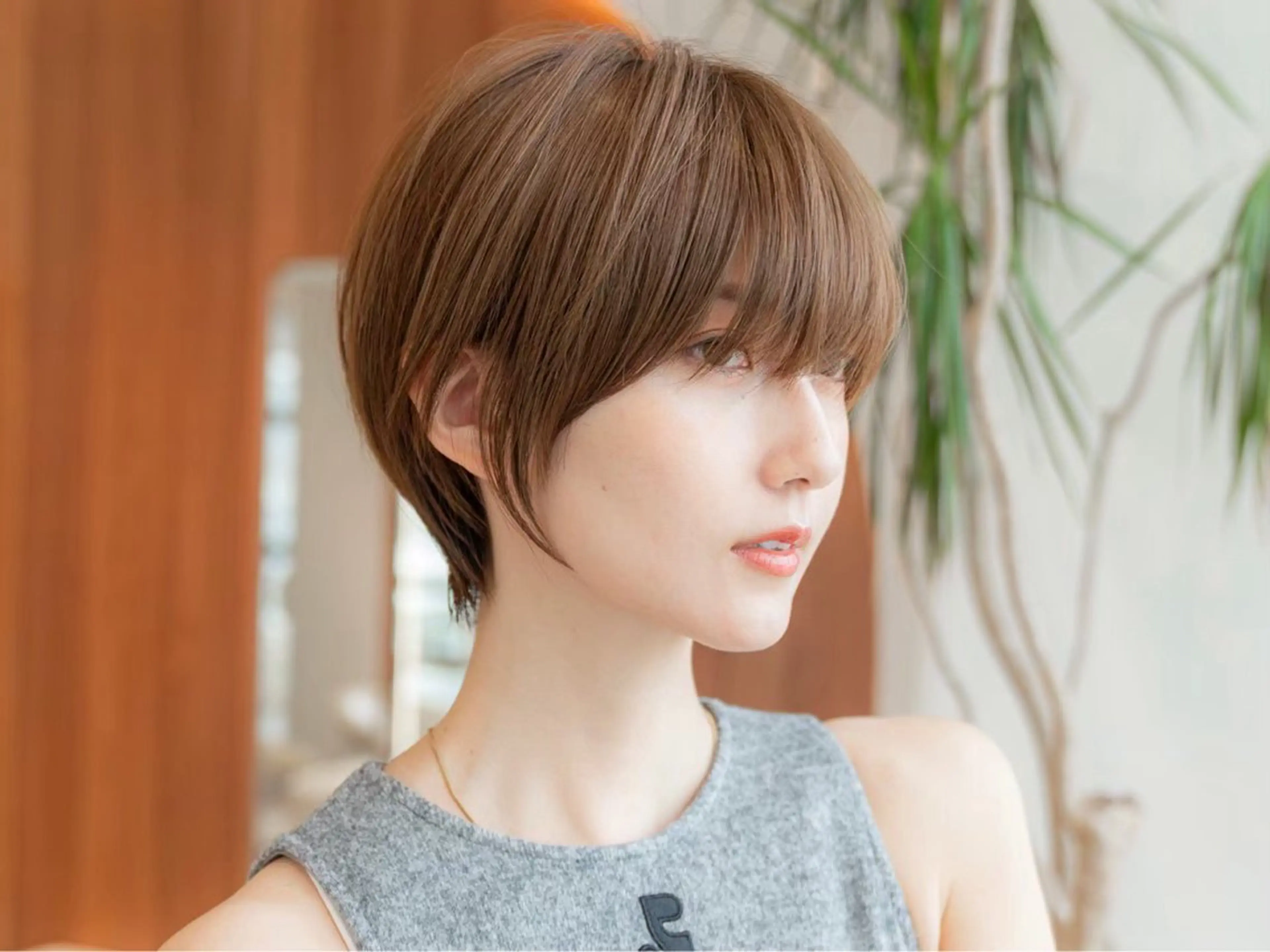 ショート ショートボブ ハンサムショート 丸みショート ボブ くびれヘア カット ヘアカラー 縮毛矯正 トリートメント 渋谷ボブ/レイヤー ボブ田中航平のヘアスタイル