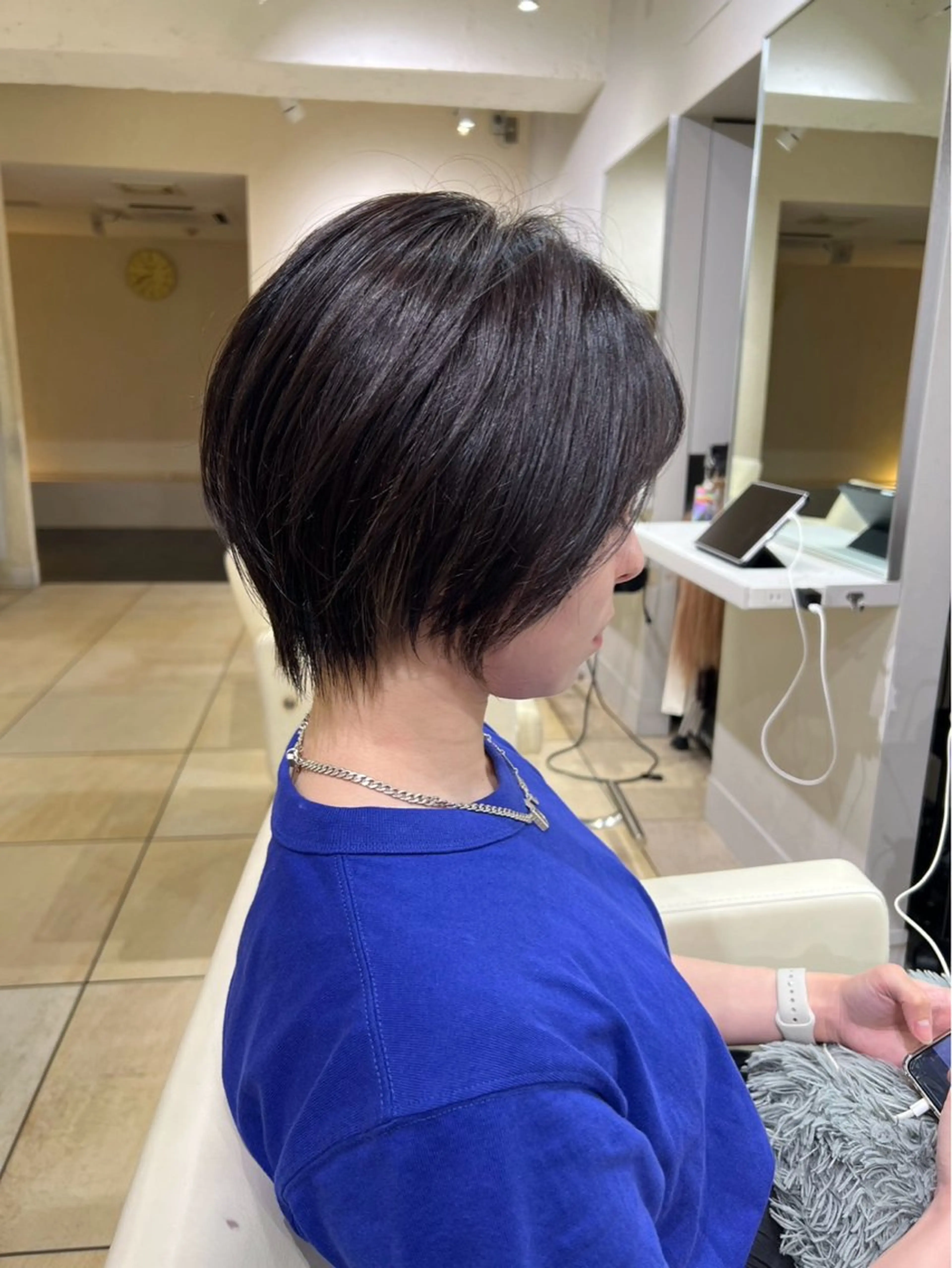 ショート Euphoria 新宿店所属・大人girly ベージュ/ふたば🌱のヘアスタイル