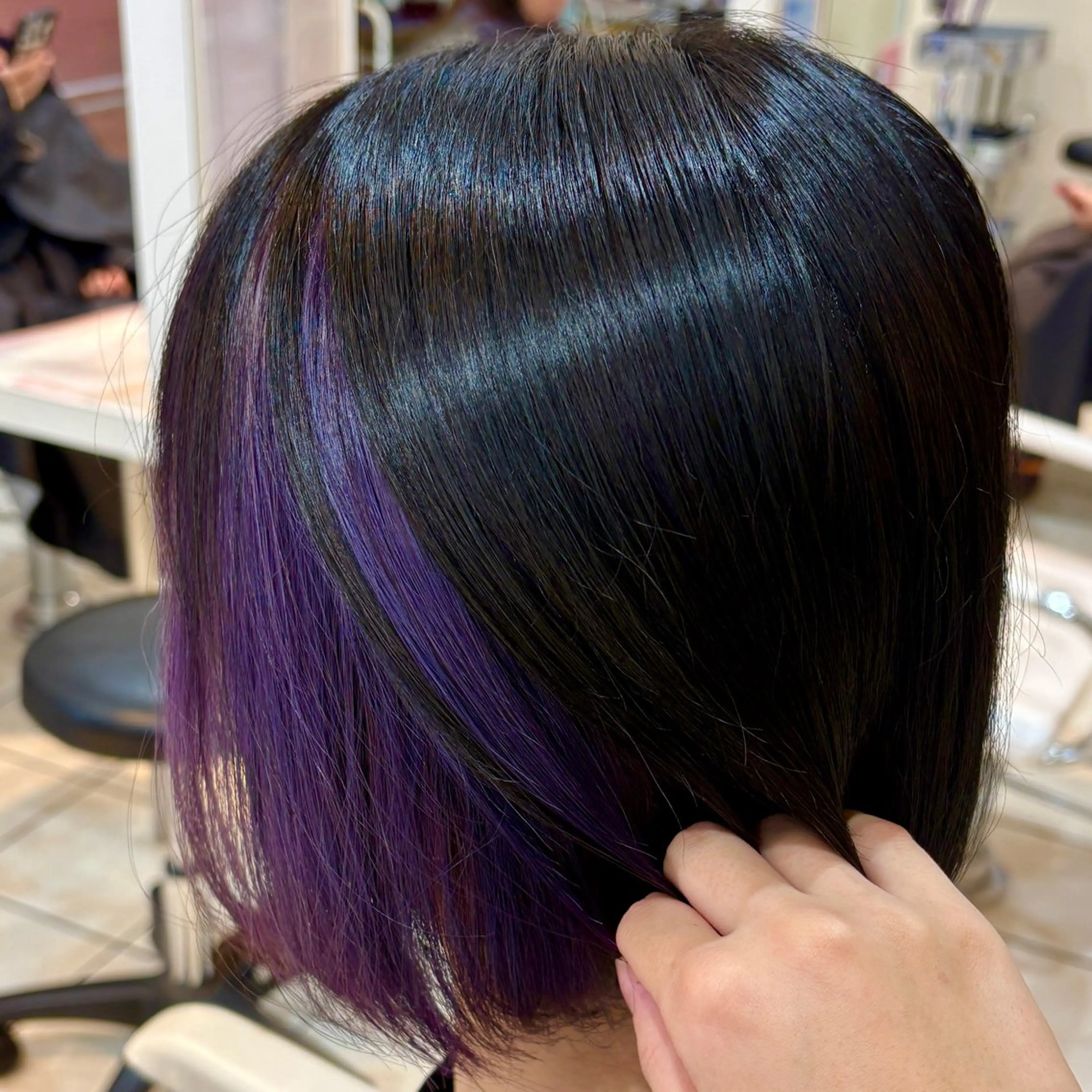 ミディアム カラー ブリーチ ヘアカラー ブリーチ/ヘアセット 【𝙍𝙞𝙣𝙤】のヘアスタイル