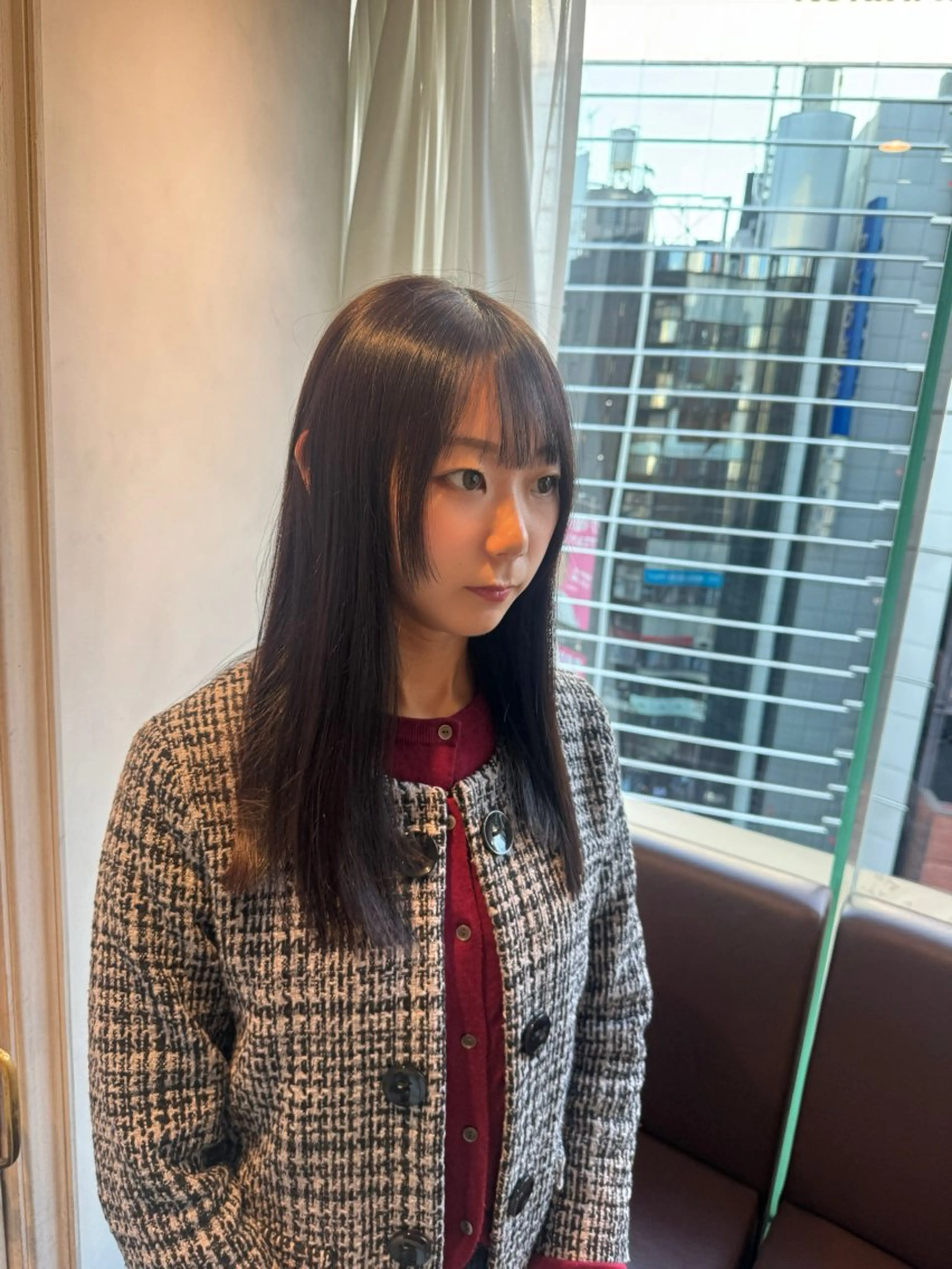 ロング カット 透明感カラー💜 モテ髪 空陽💙のヘアスタイル