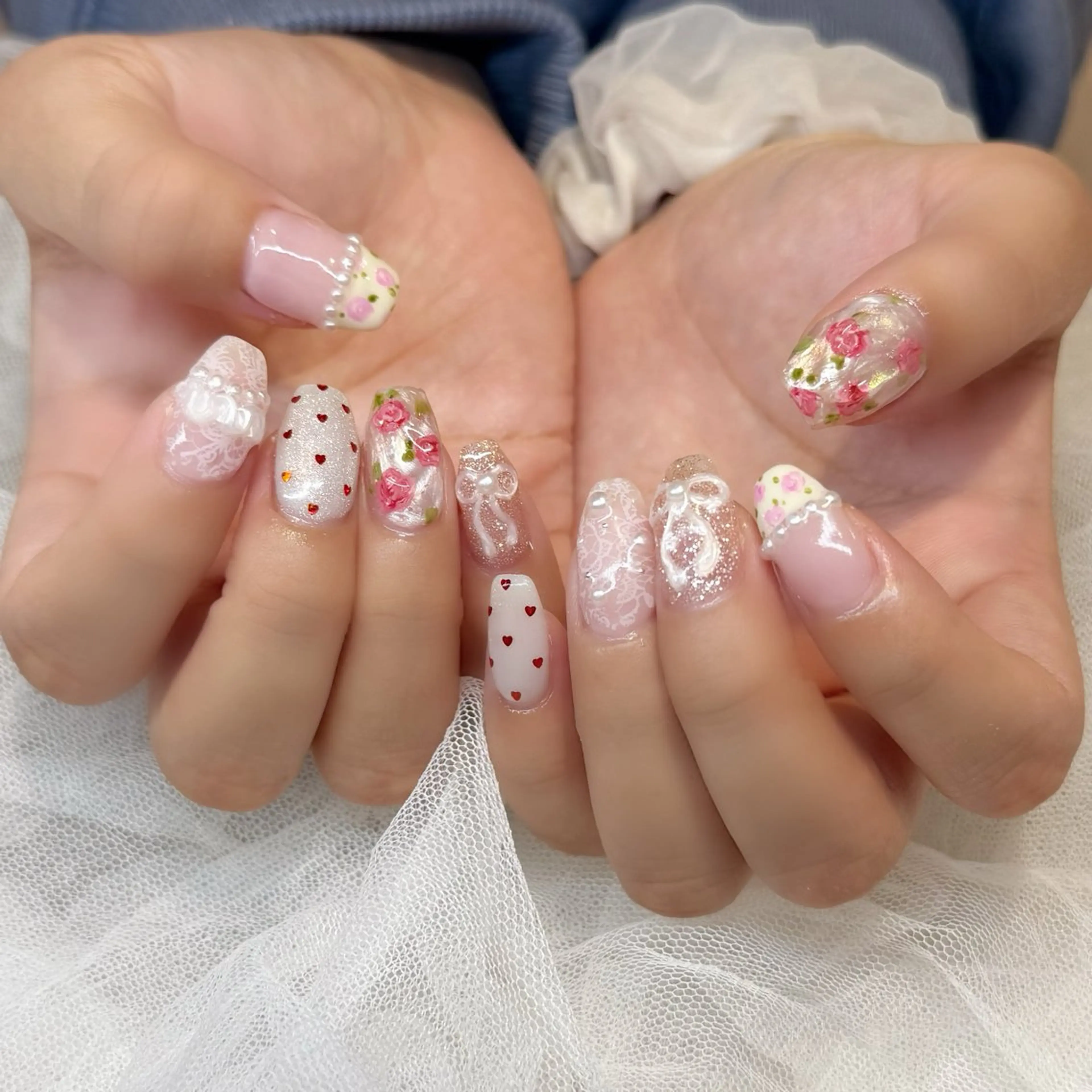 ネイル ハンドネイル 新井 ひなののネイルデザイン