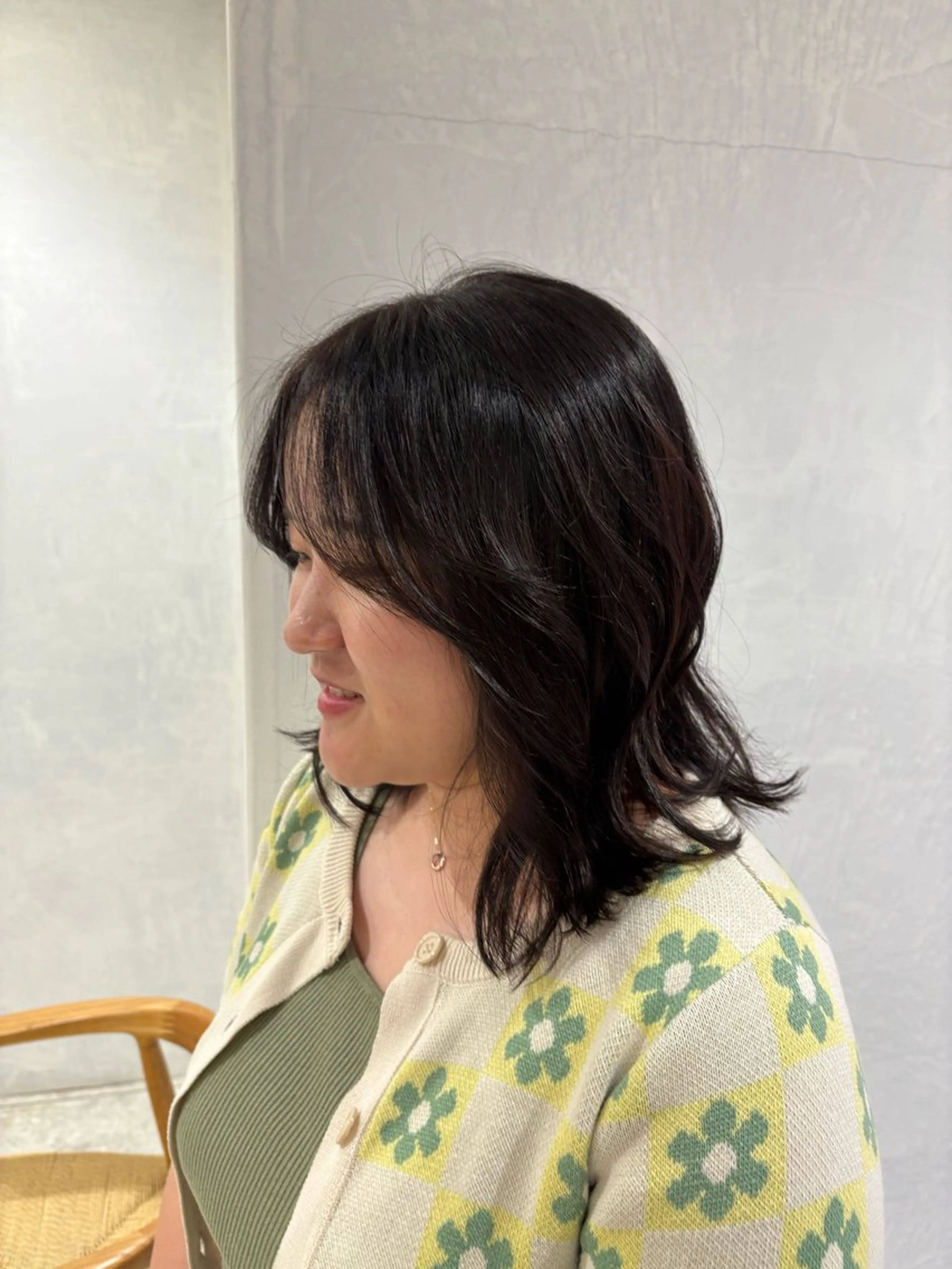 ミディアム ヘアカラー Kyeco大宮所属・足立 愛菜のヘアスタイル