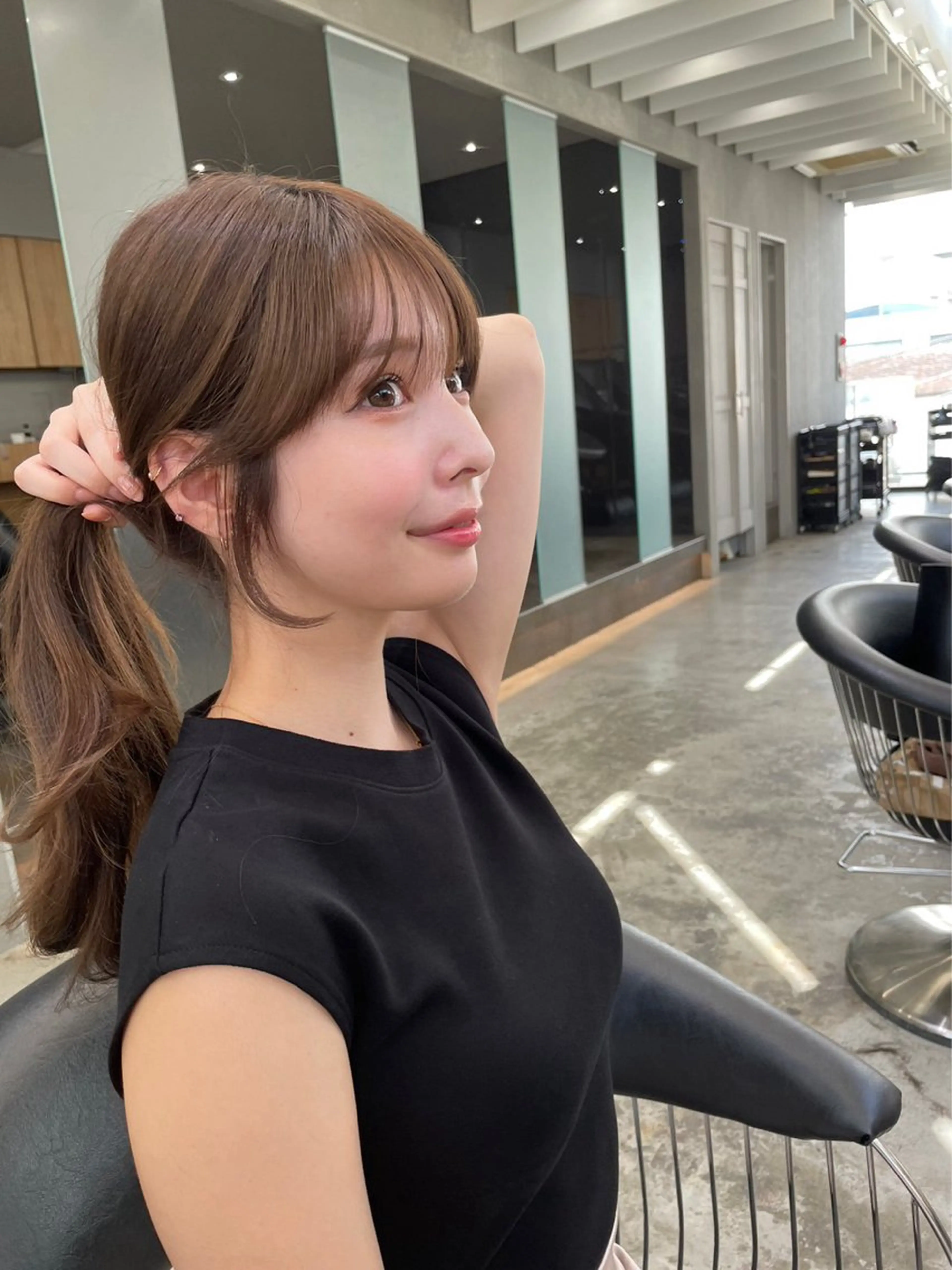 ロング カラー カット ヘアカラー トリートメント 韓国ヘア🇰🇷 レイヤー/芝春樹のヘアスタイル