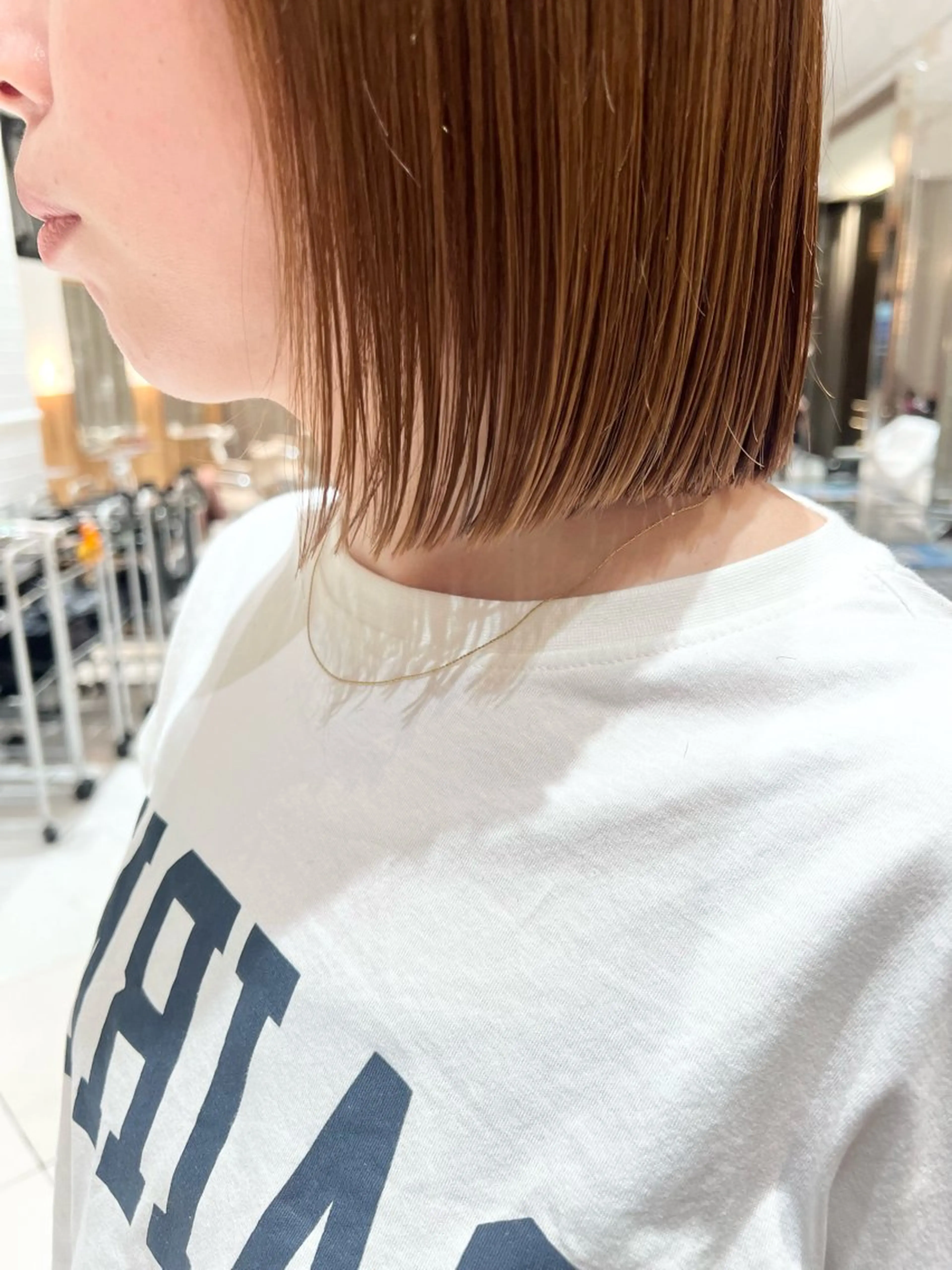 ꪔ̤̮ワンレンボブカットꪔ̤̮【パツっとラインの可愛いカット✂︎】の写真