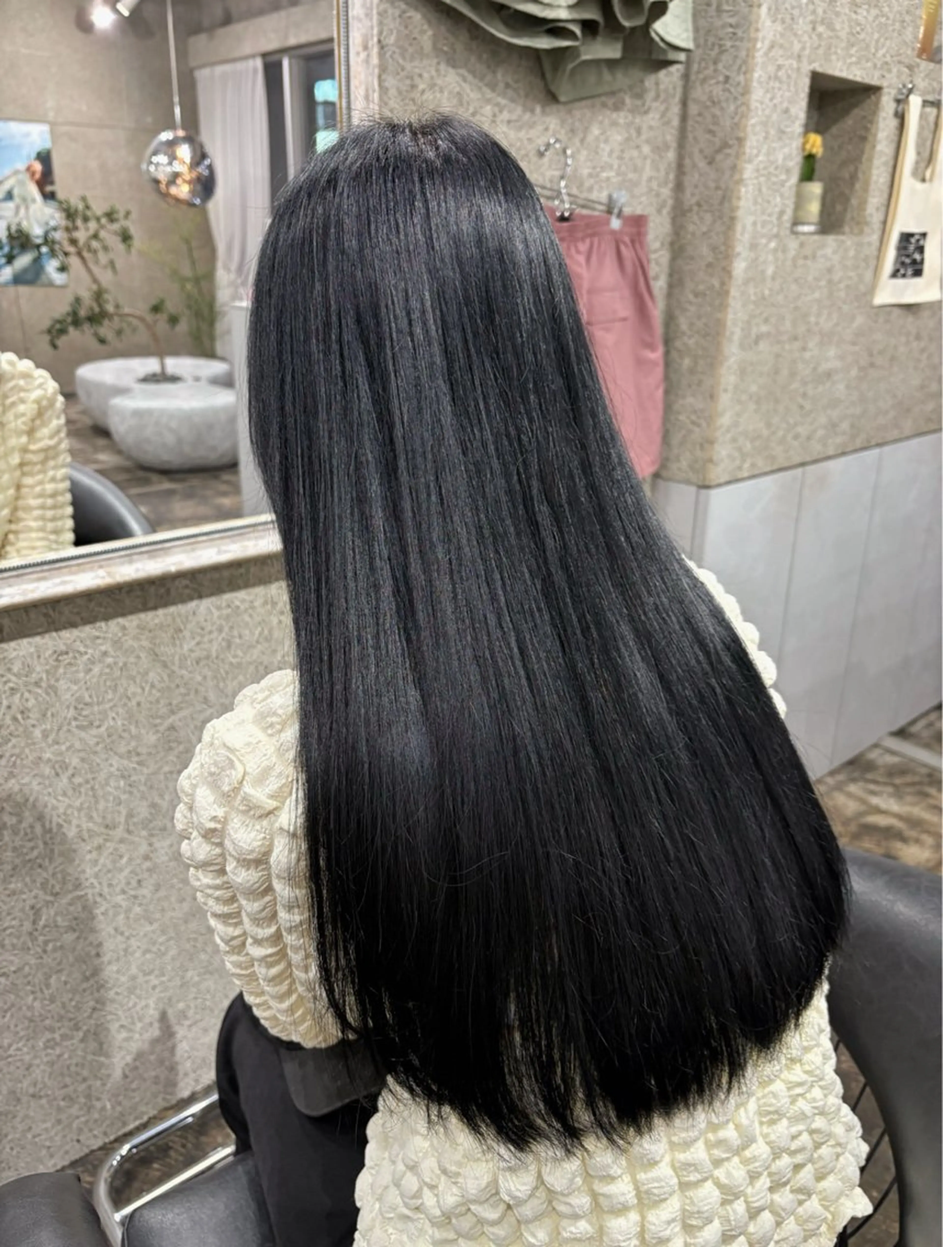 ロング 韓国風カラー 韓国風ヘア カット ヘアカラー 岩間 萌々果/eimのヘアスタイル