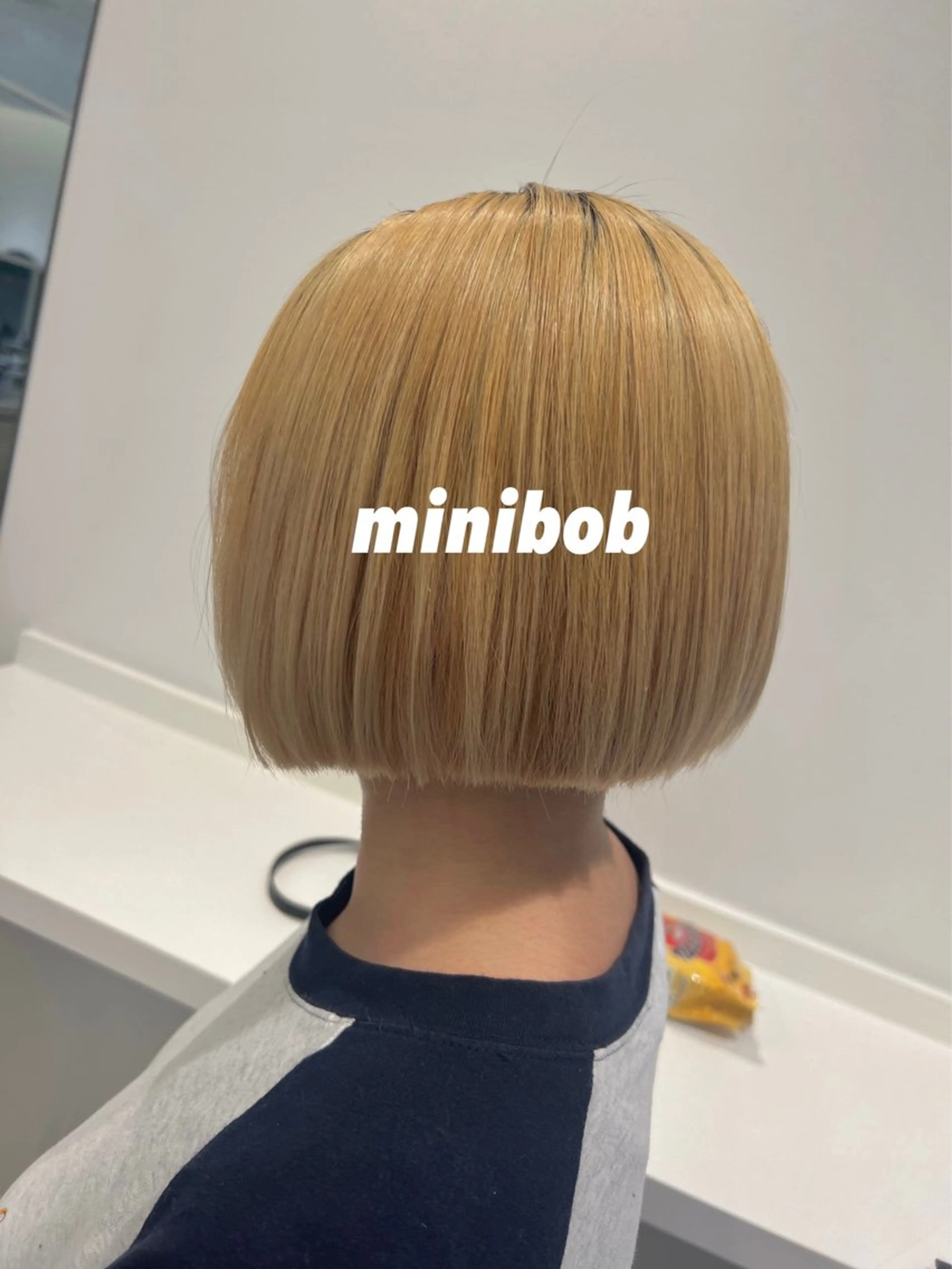 ショート 切りっぱなしボブ ボブ 𝑬𝑰𝑲𝑰/ 金沢駅西口店のヘアスタイル