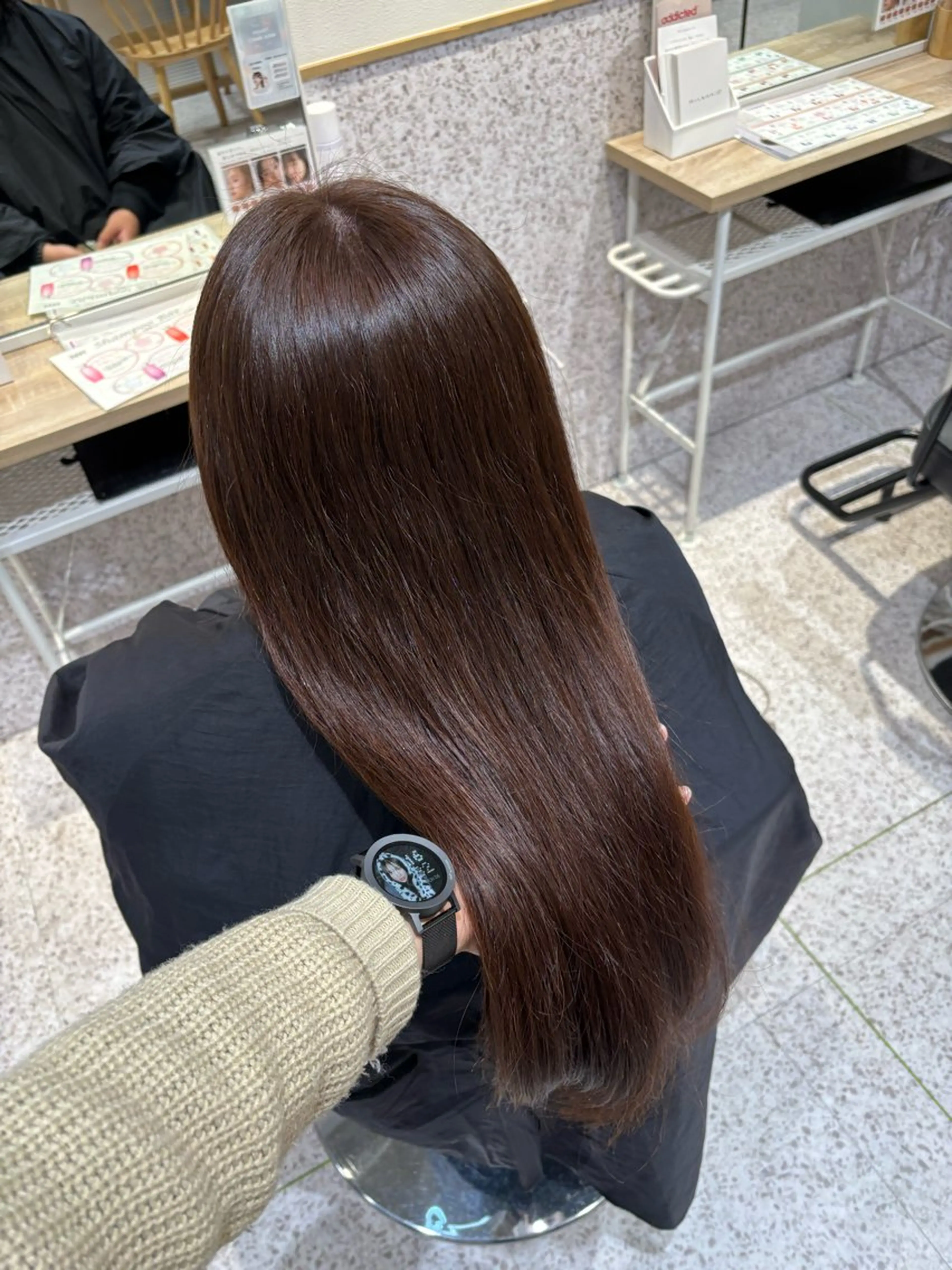 セミロング カラー ショートボブ セミロングパーマ ベージュカラー ブリーチ ブラウンカラー カット ヘアカラー 暖色カラー/ パリジェンヌ💟みくのヘアスタイル