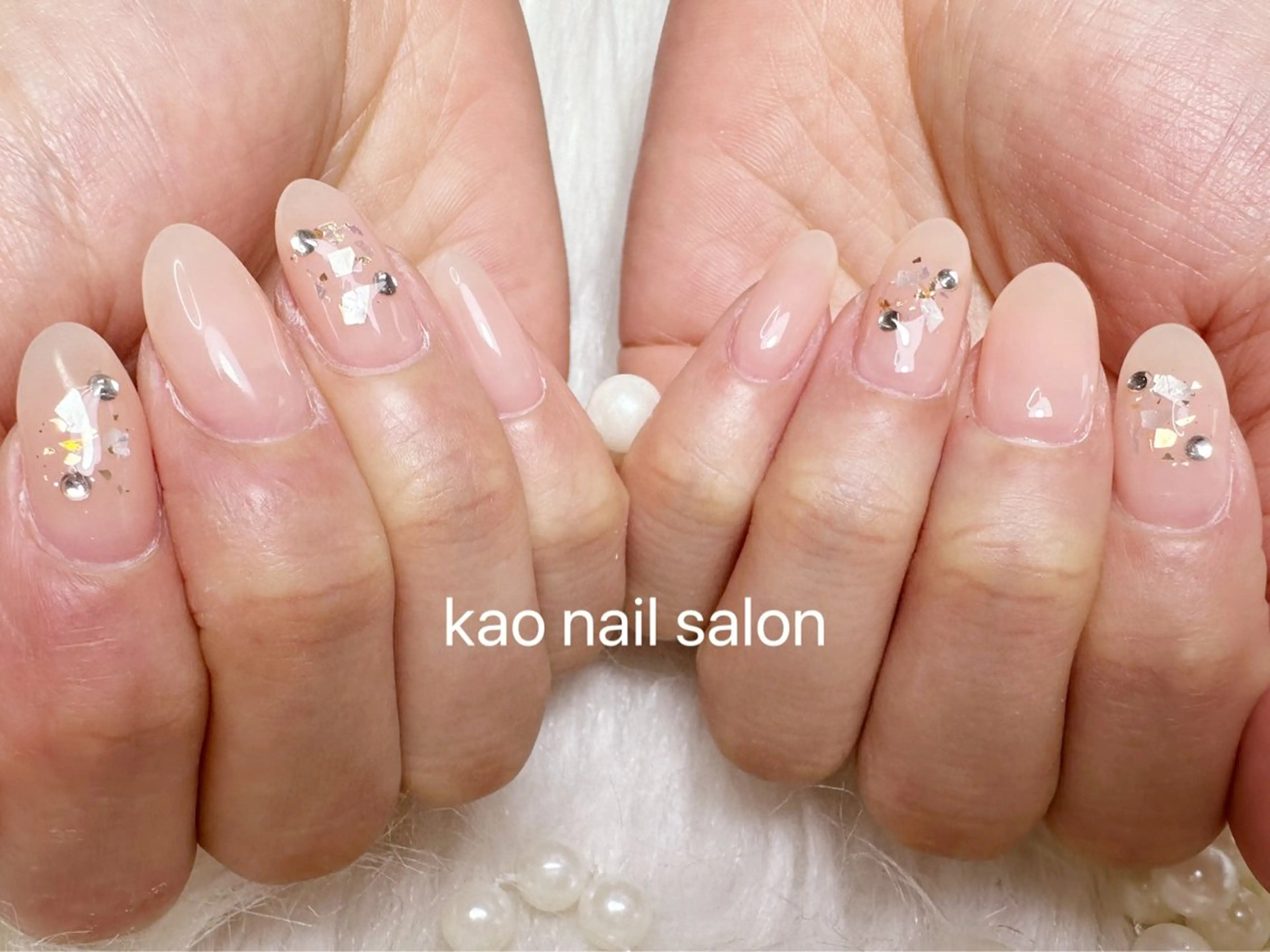 ネイル ハンドネイル kao nail マグネット/長さだしのネイルデザイン
