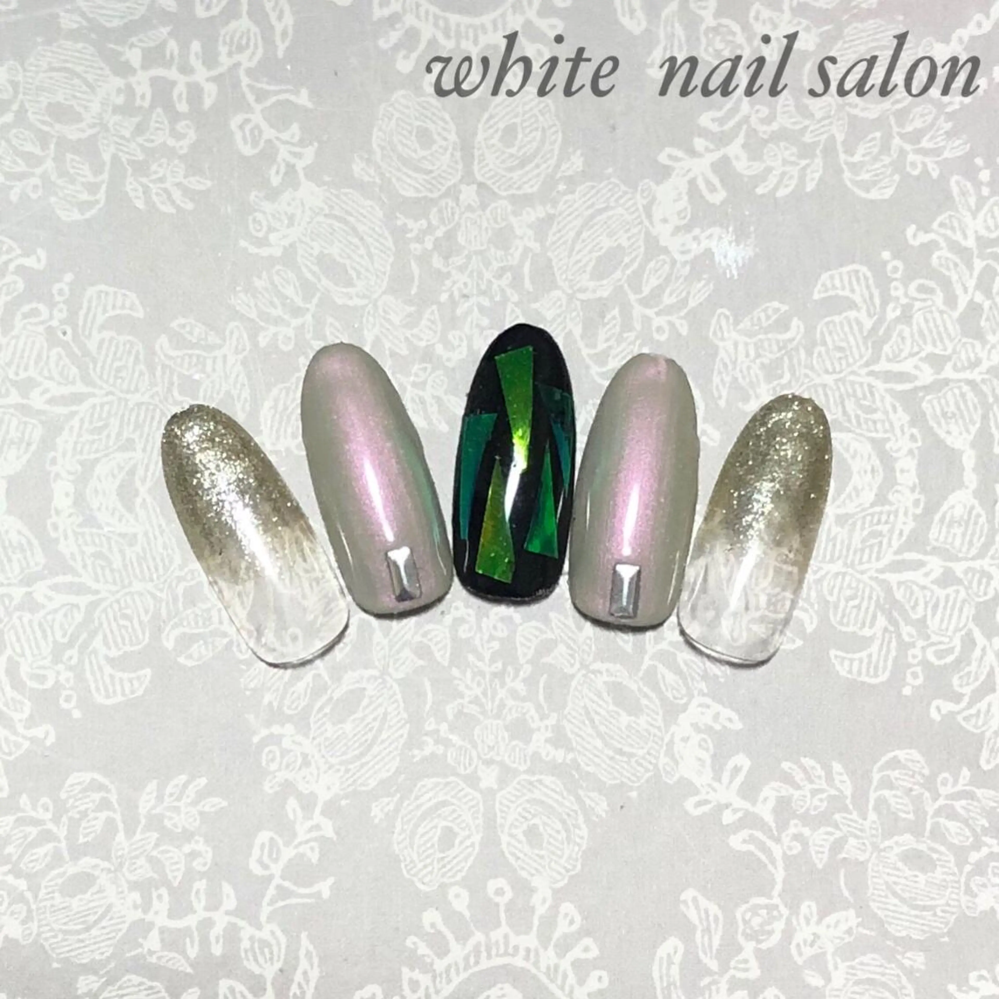 ネイル アートネイル フットネイル フレンチネイル ジェルネイル ハードジェル ハンドネイル white nail salonのネイルデザイン