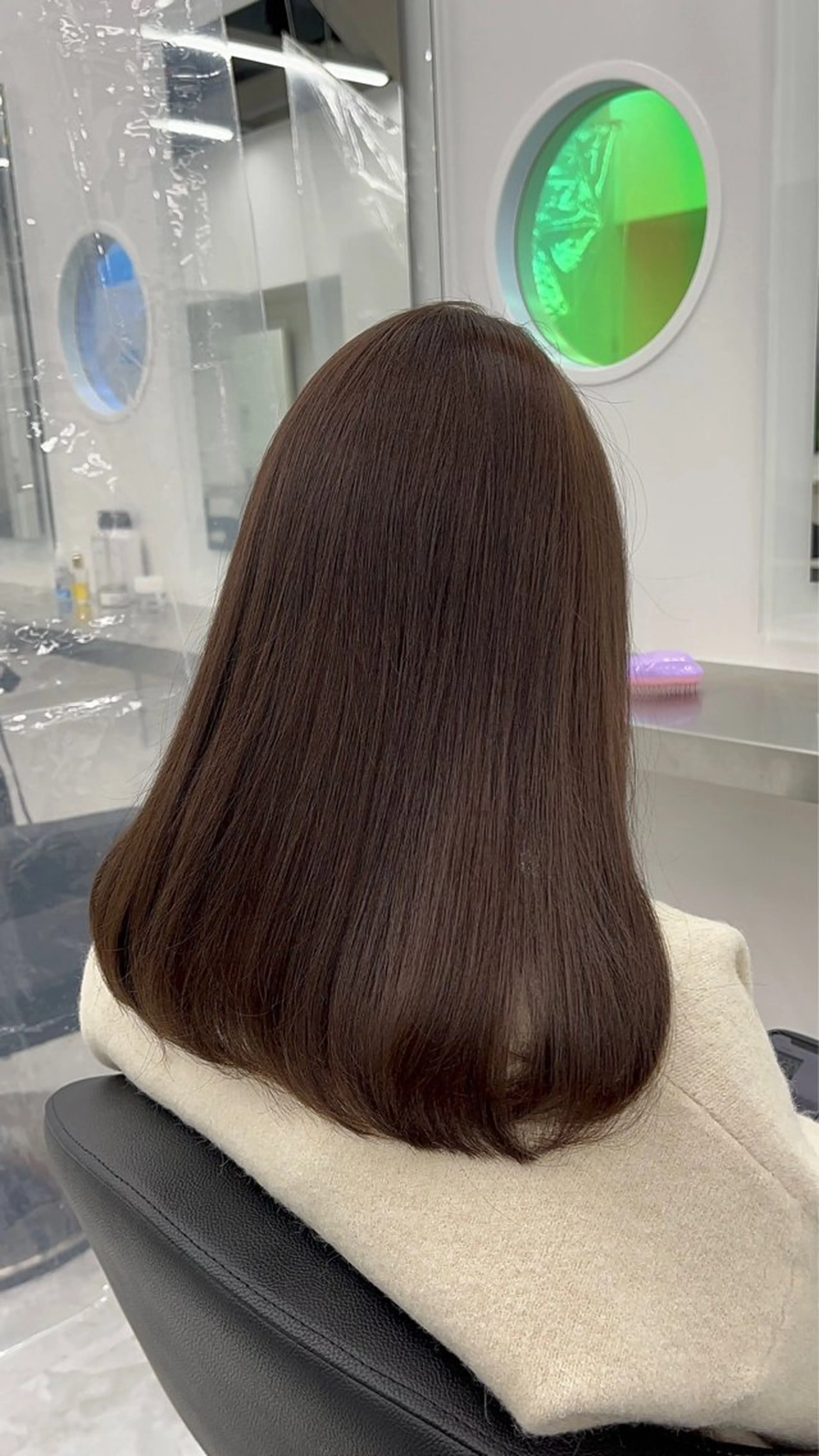 セミロング Wカラー/暖色/べ ージュりく©︎🐝のヘアスタイル