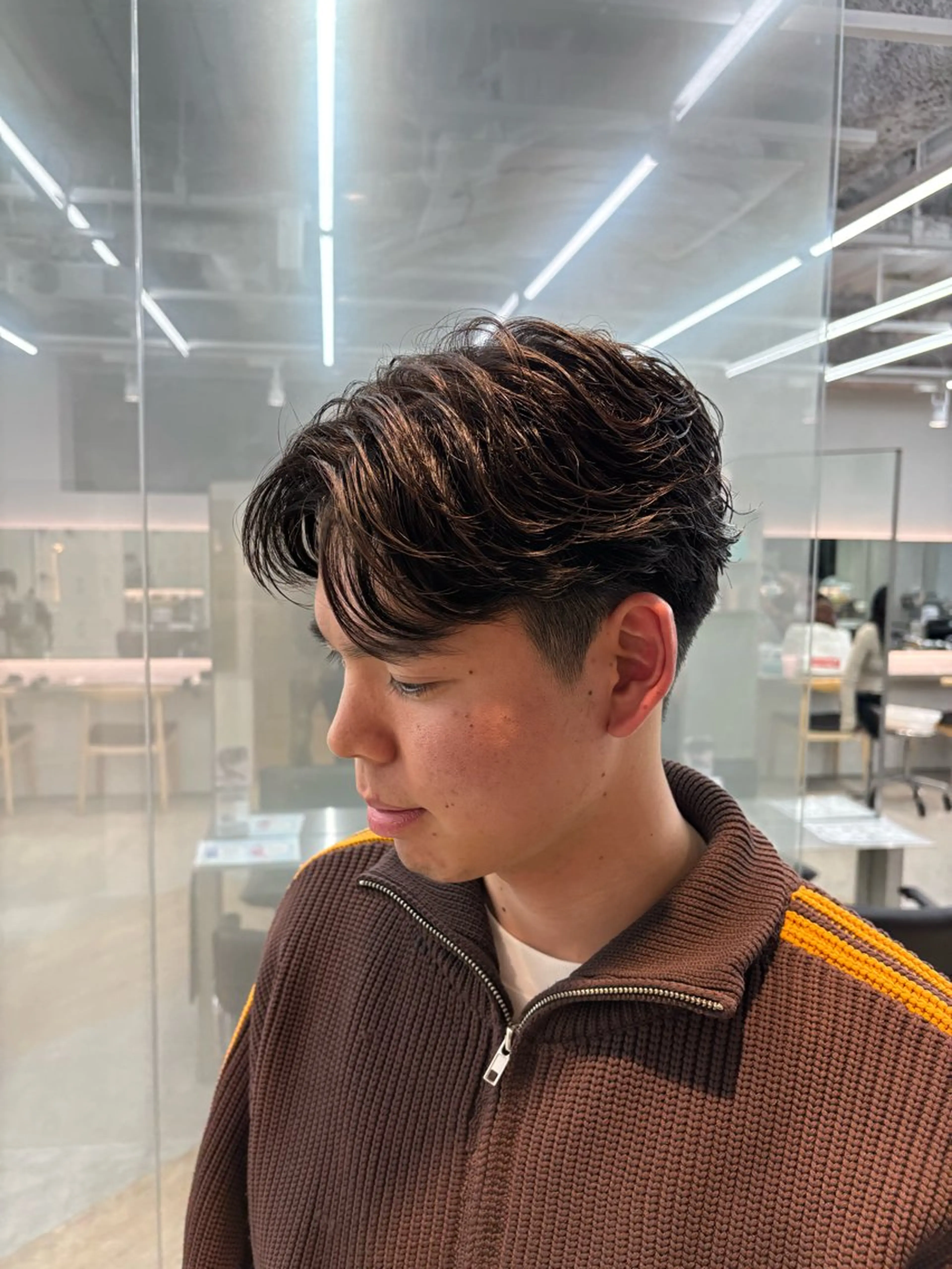 パーマ メンズ パーマ 🌀toa/波巻き✨ /メンズパーマ／栄のヘアスタイル