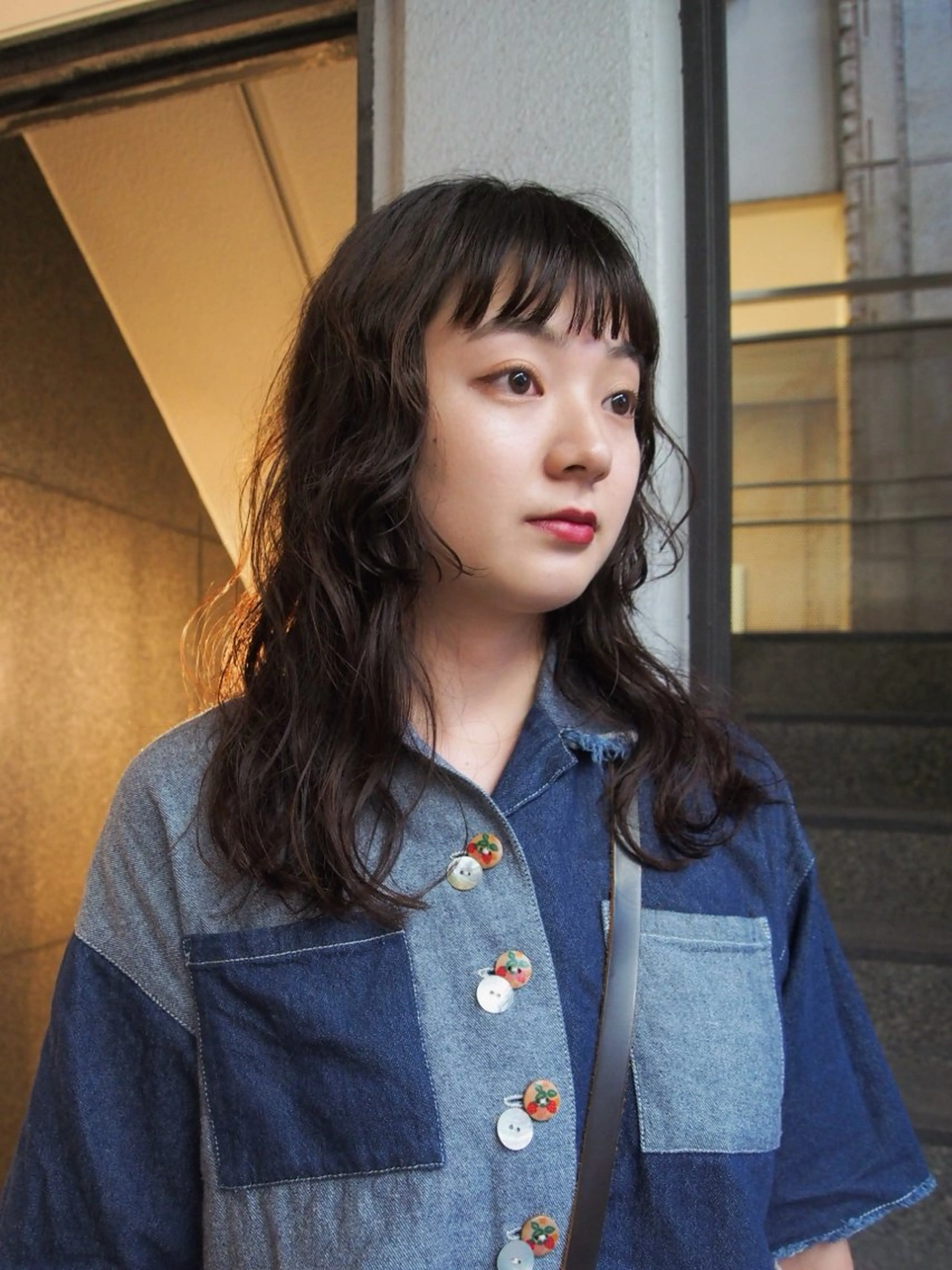 ロング パーマ カット パーマ トリートメント 似合わせパーマ 🌼カンナのヘアスタイル