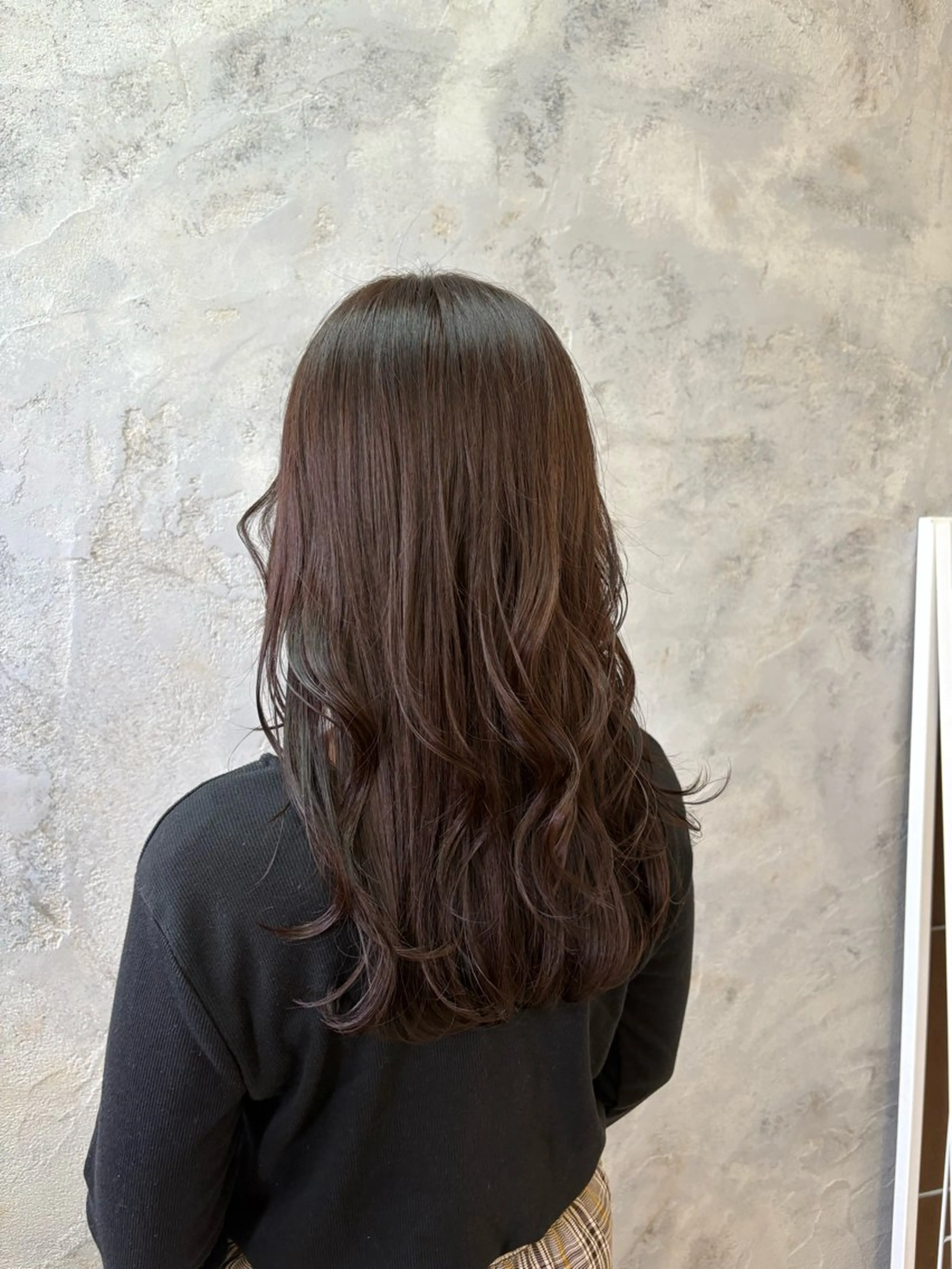 ロング ロング ルプラボウ/豊川/ レイヤー/サクラのヘアスタイル