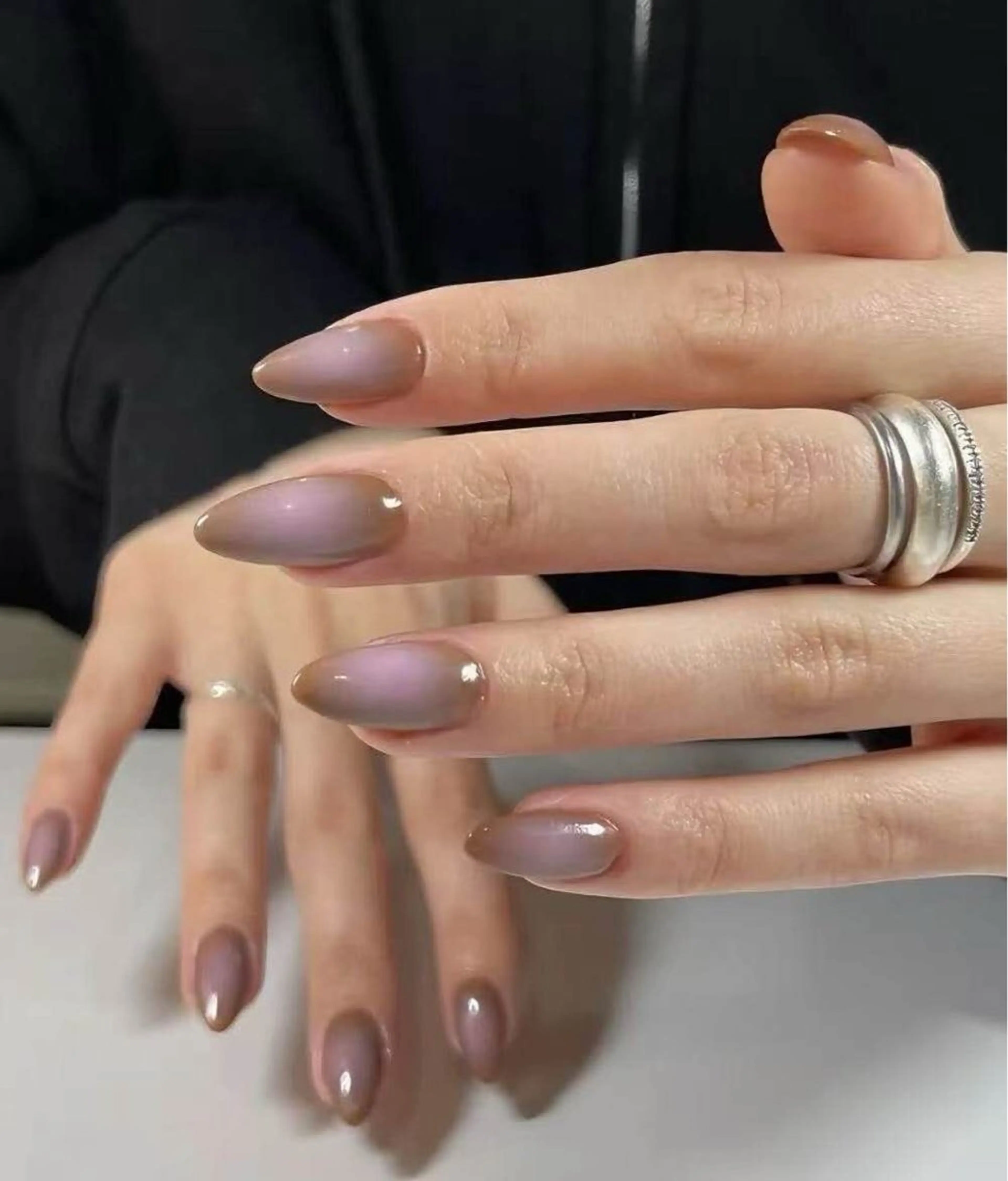 ネイル オーロラネイル フラワーネイル フットネイル フレンチネイル ジェルネイル ハンドネイル 相沢 さやかのネイルデザイン