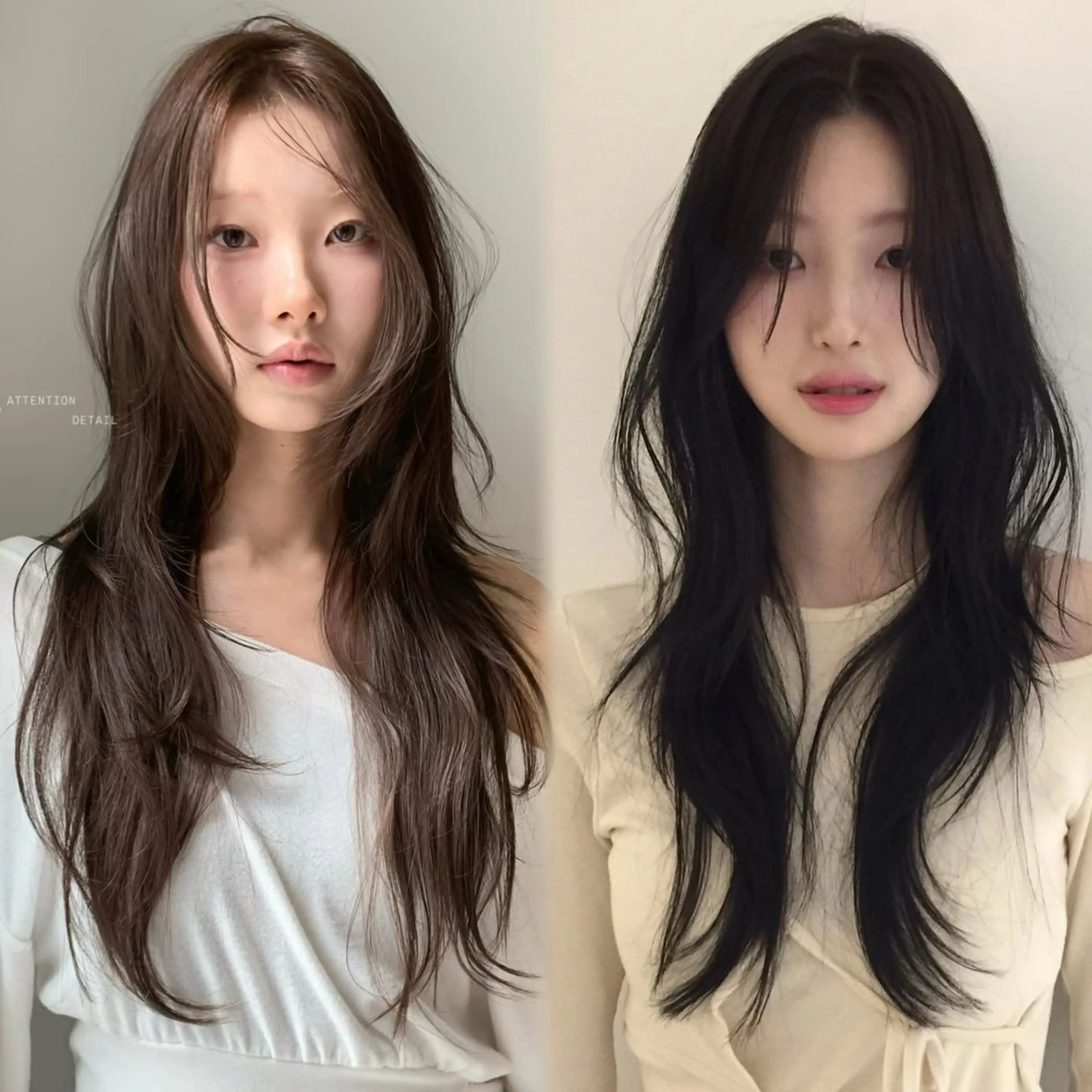 ロング パーマ 韓国式レイヤー パーマ🇰🇷のヘアスタイル