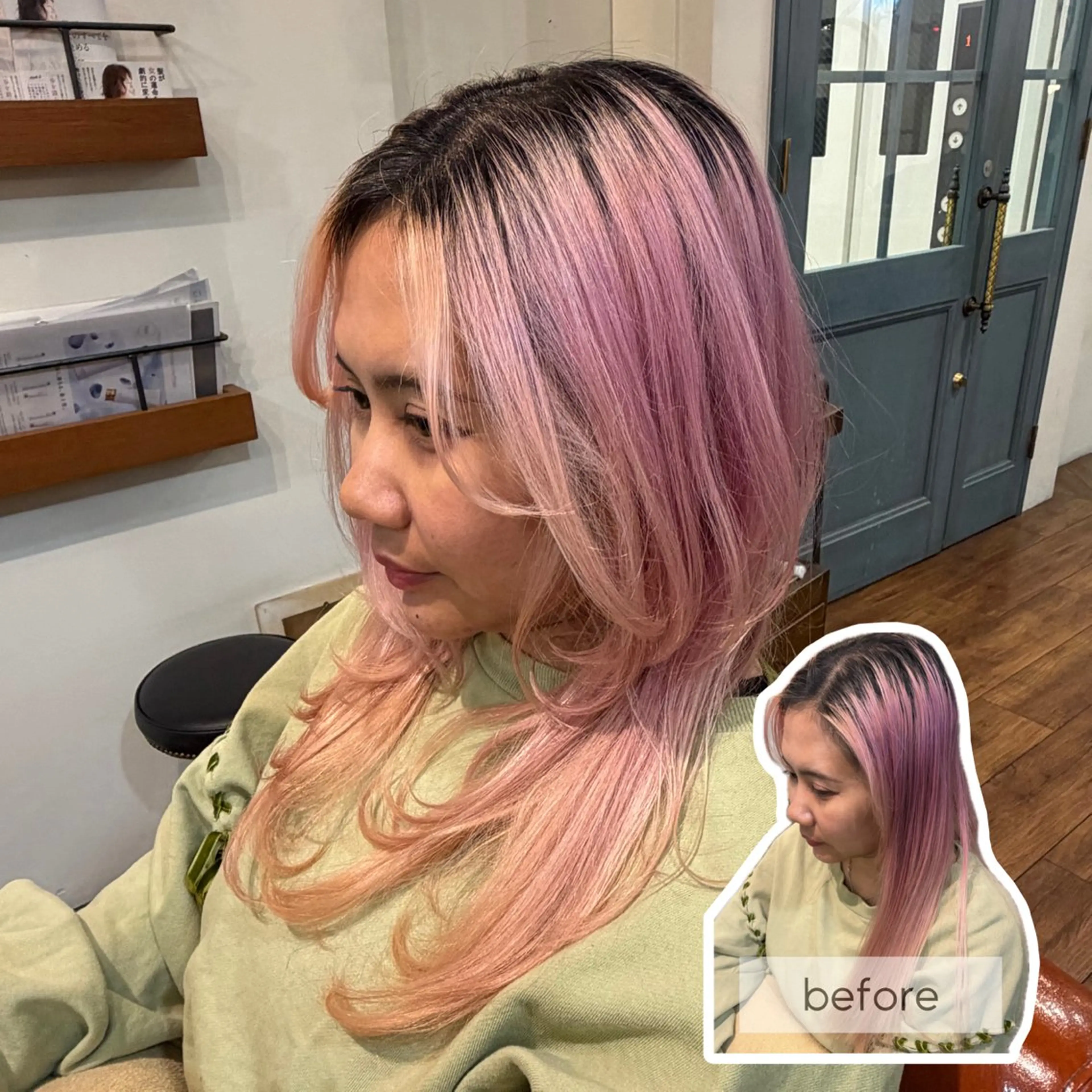 セミロング 三浦 美沙希🐩🩶 /  自由が丘のヘアスタイル