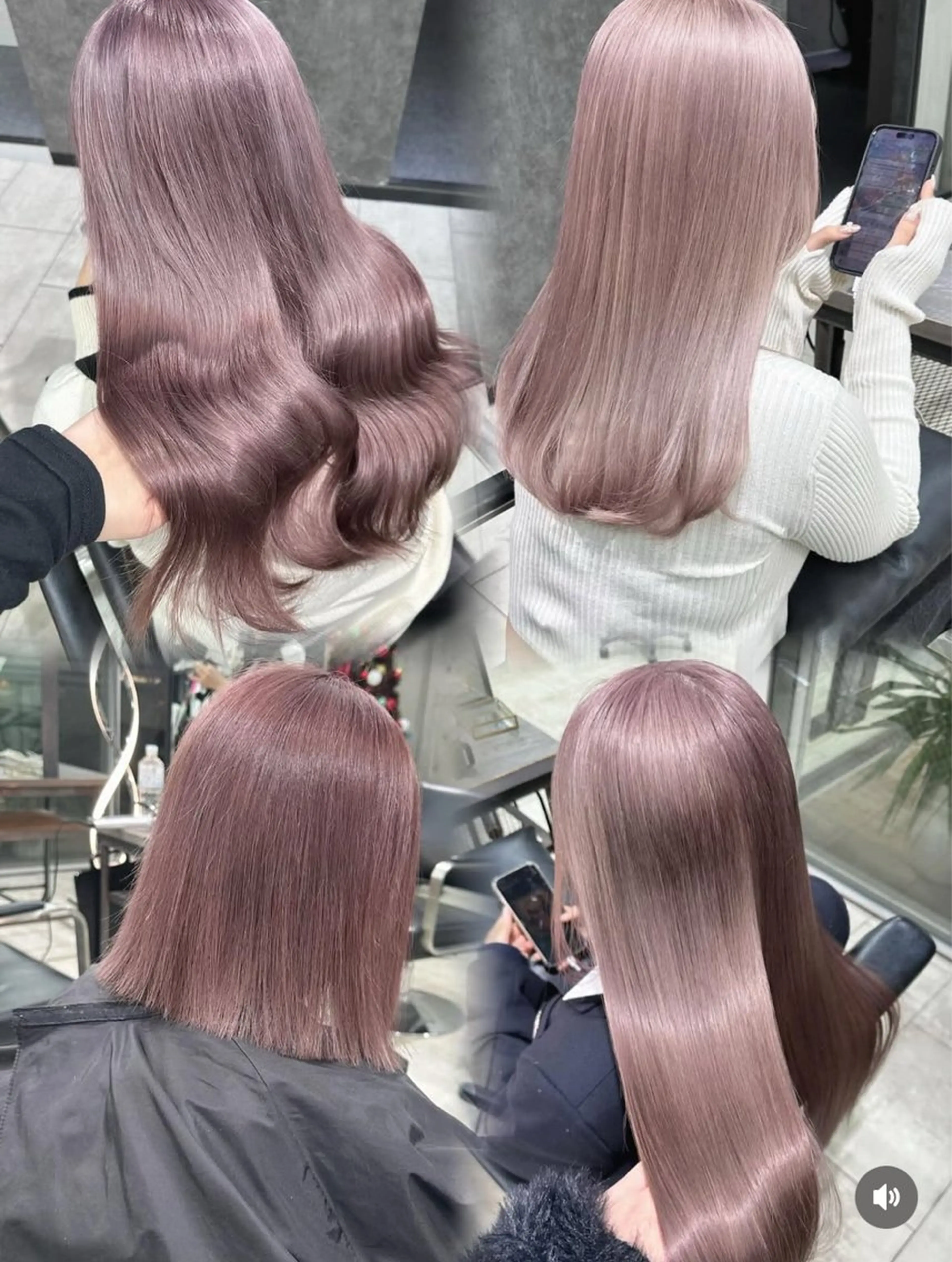 【ミルクティー・ピンク系にしたい方限定💞💞🎀】ブリーチダブルカラー【ブリーチ、カラー両方にケア剤込み】の写真