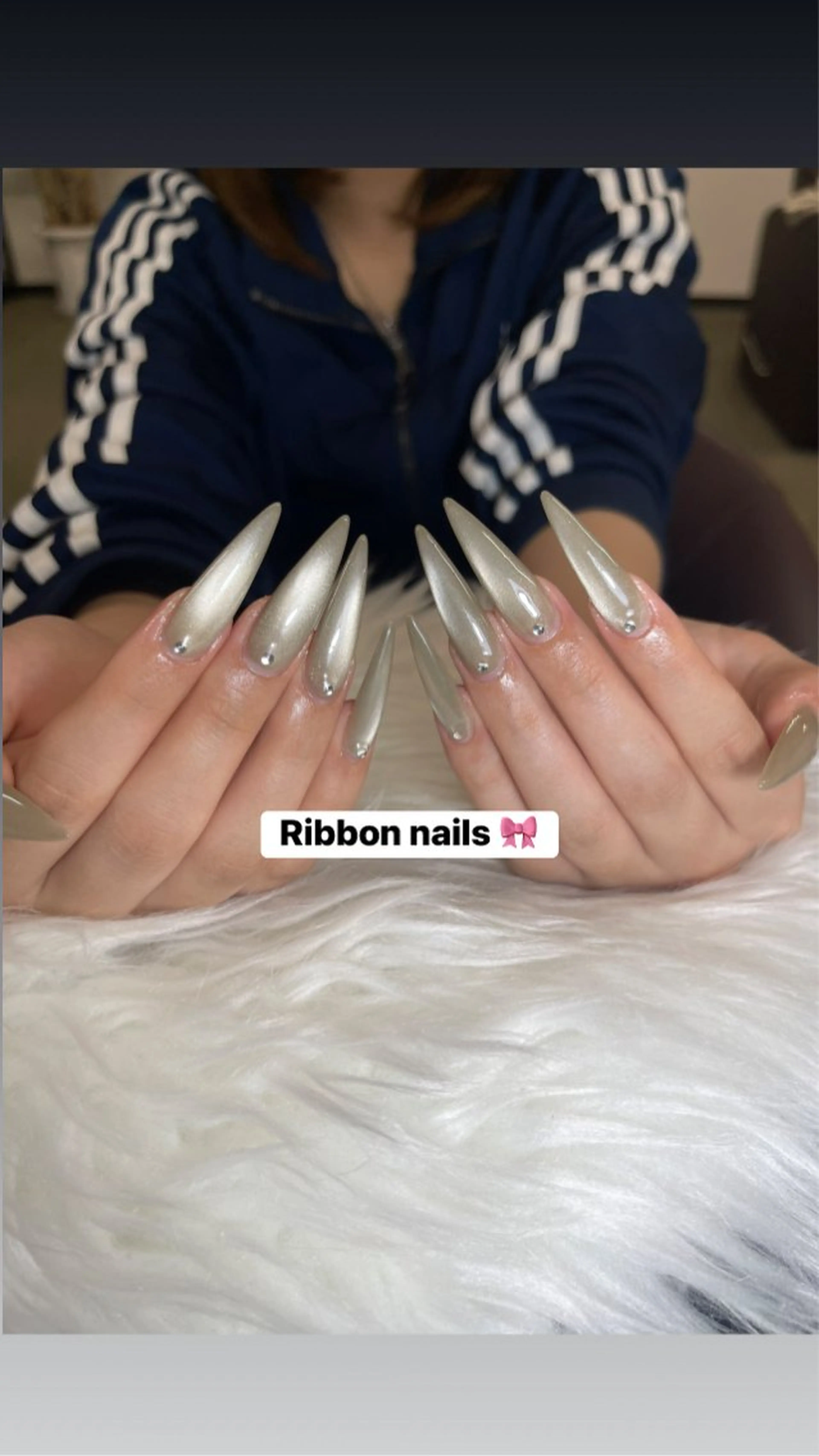 ネイル フレンチネイル ジェルネイル マグネットネイル 持ち込み ニュアンスネイル ハンドネイル NiJi Nailsのネイルデザイン