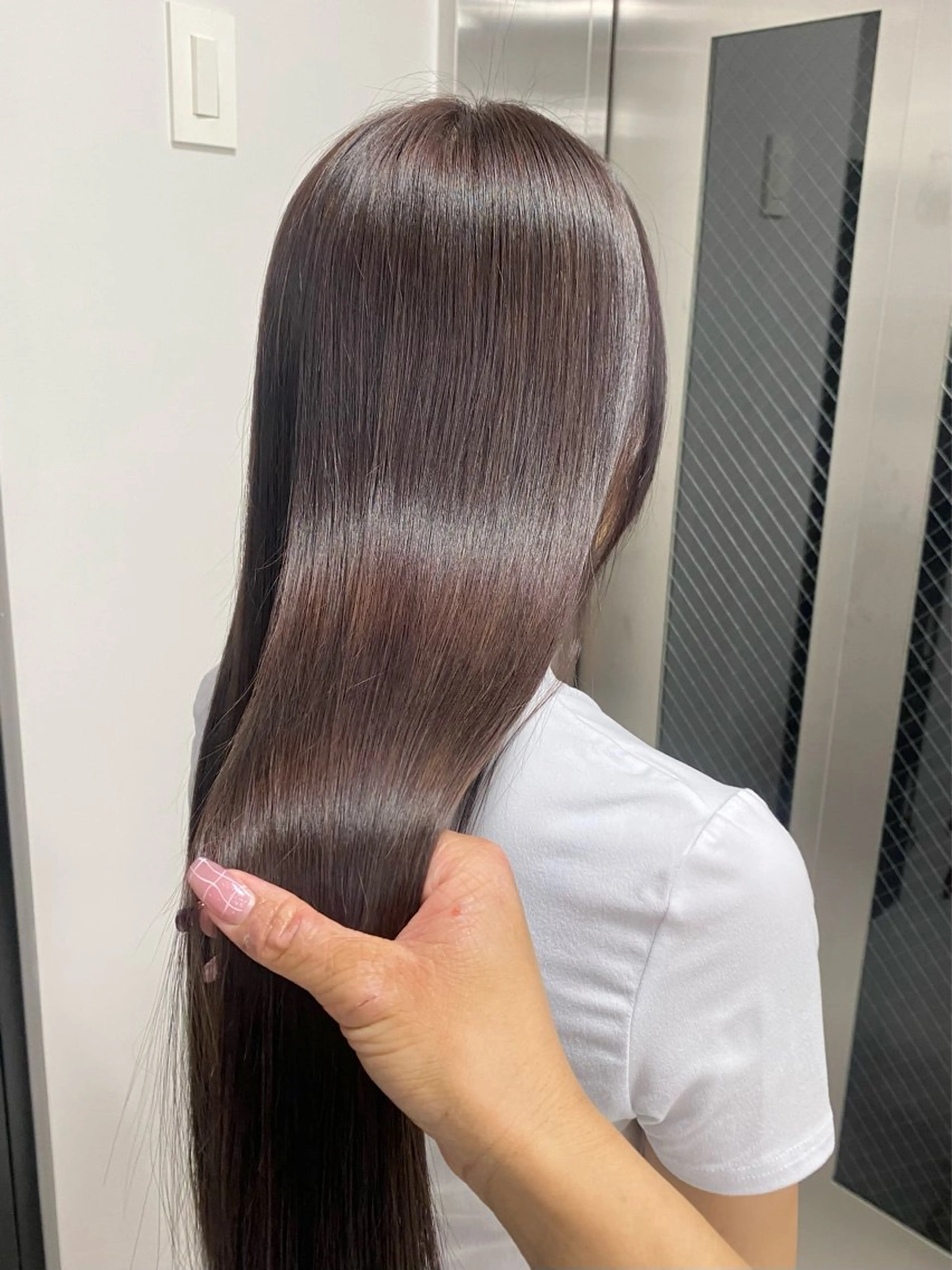 ロング カラー ブラウンカラー ラベンダーカラー Beleza Era所属・韓国レイヤー/ 縮毛矯正🎀minaのヘアスタイル