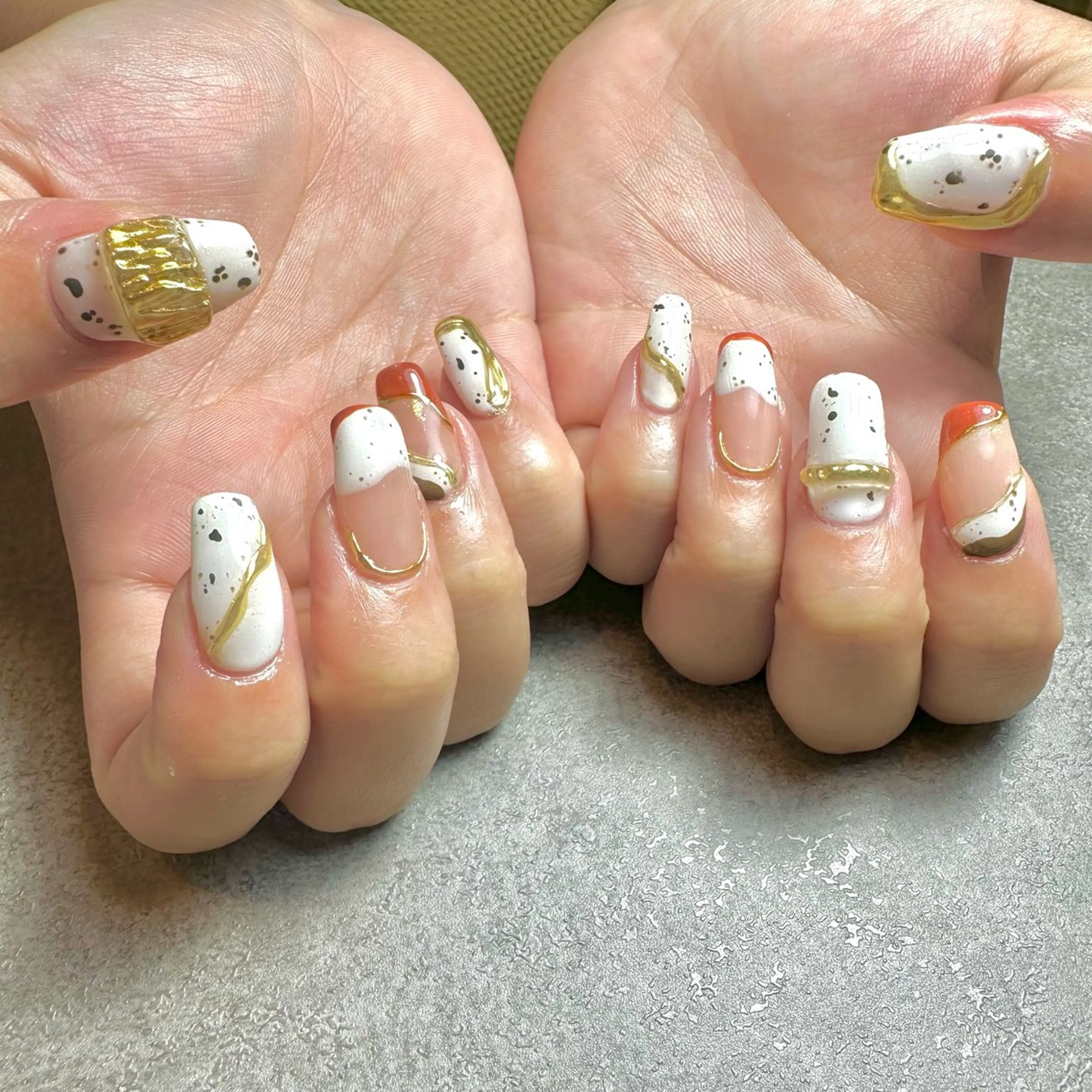 ネイル ハンドネイル フットネイル GéRanium Harukaのネイルデザイン