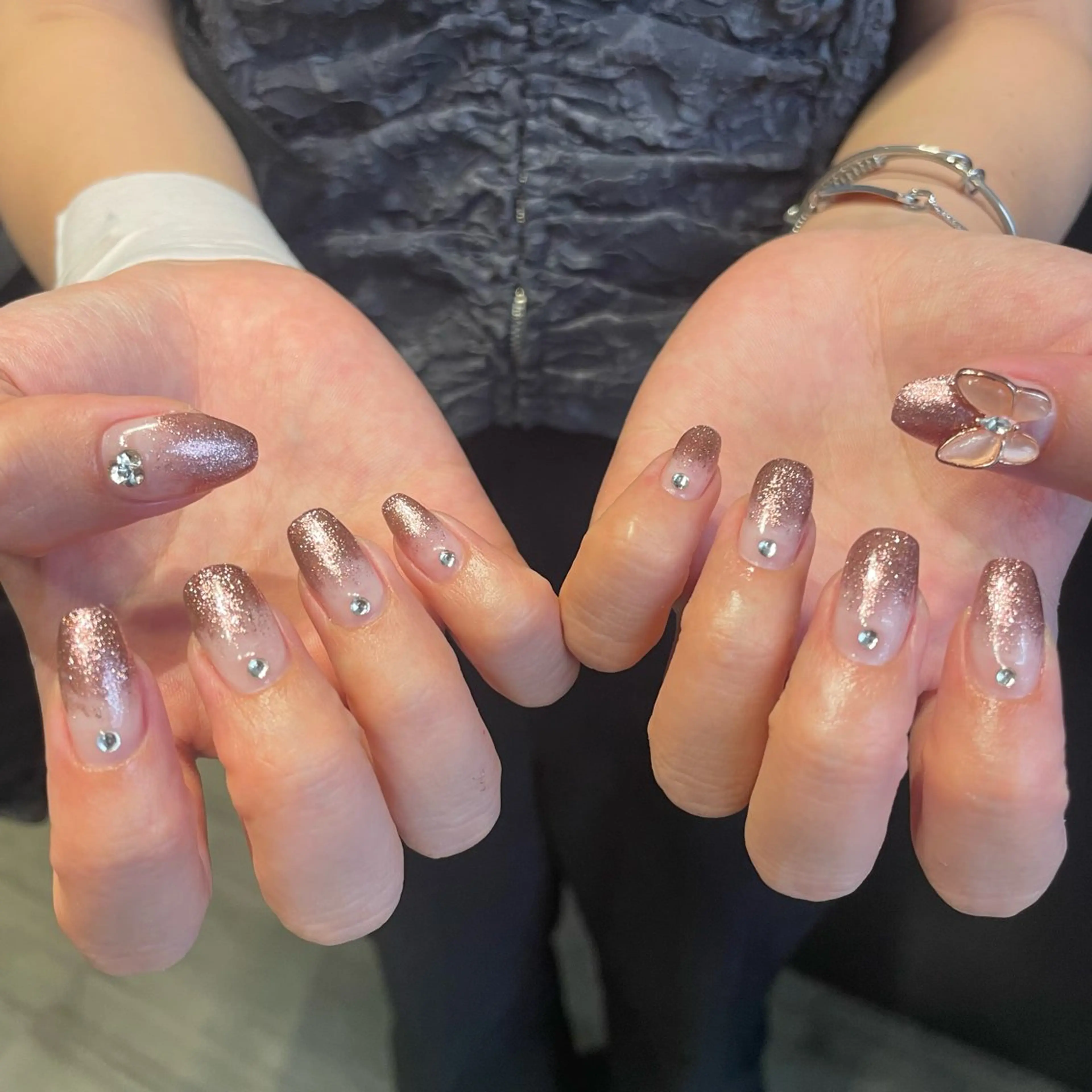 ネイル 🫧飛山琉桜/二条 ネイルアート/束感のマツエク・マツパデザイン