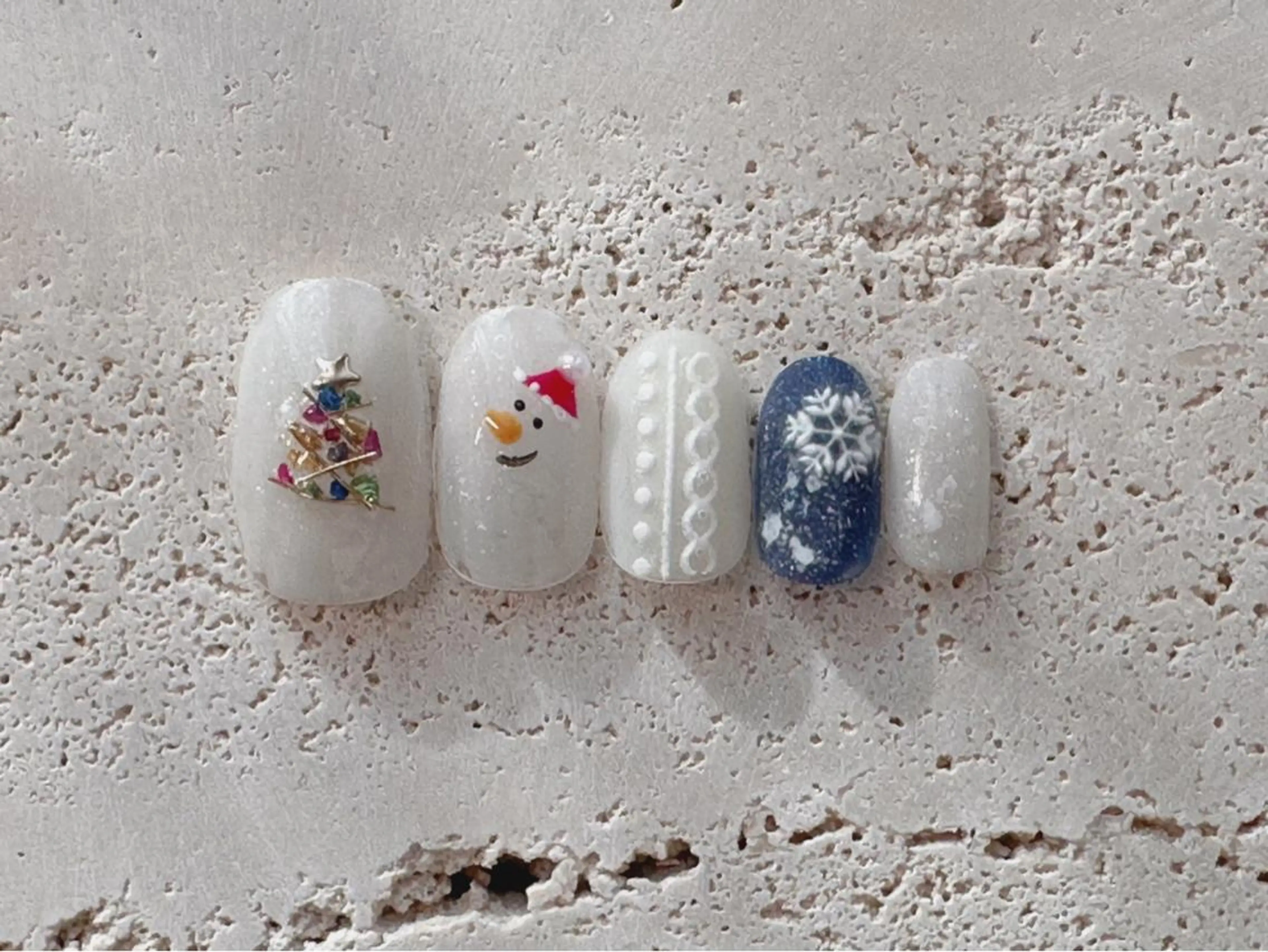 ネイル 冬ネイル クリスマス ハンドネイル Nail Katoのネイルデザイン