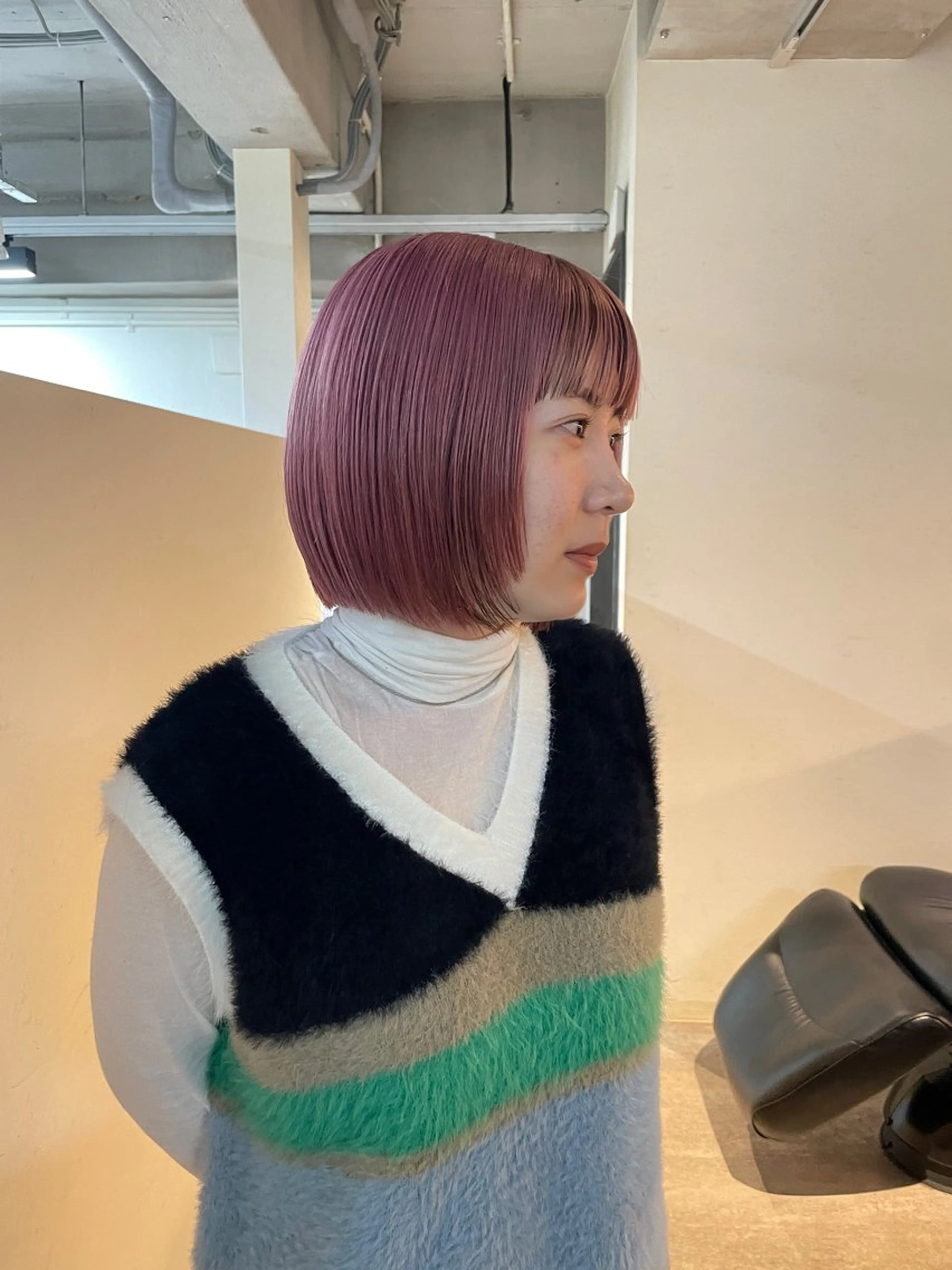 ショート カラー カット ヘアカラー トリートメント 野村矩樂/パーマ /縮毛矯正のヘアスタイル