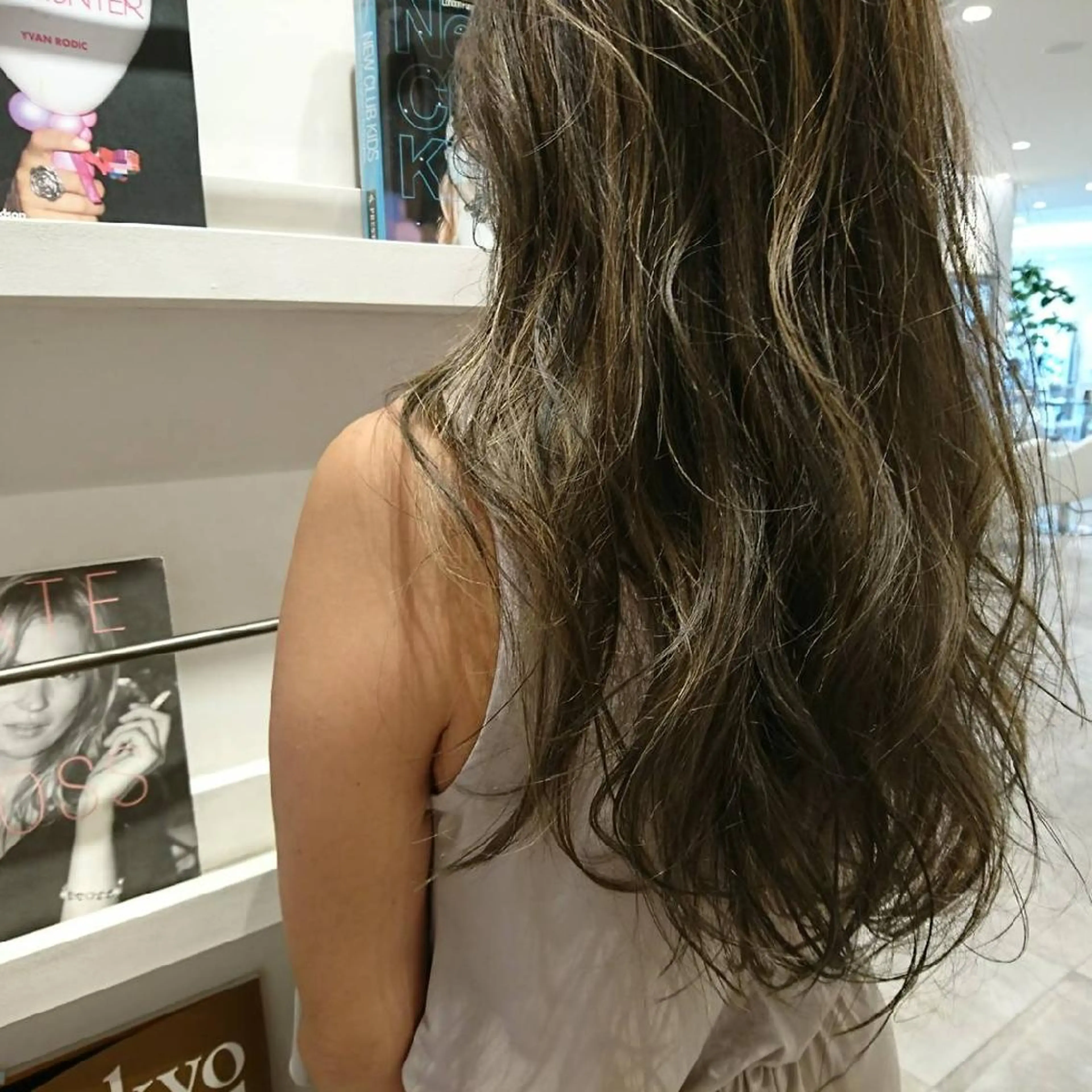 ロング カラー ハイライトカラー ハイライト nagane sayakaのヘアスタイル