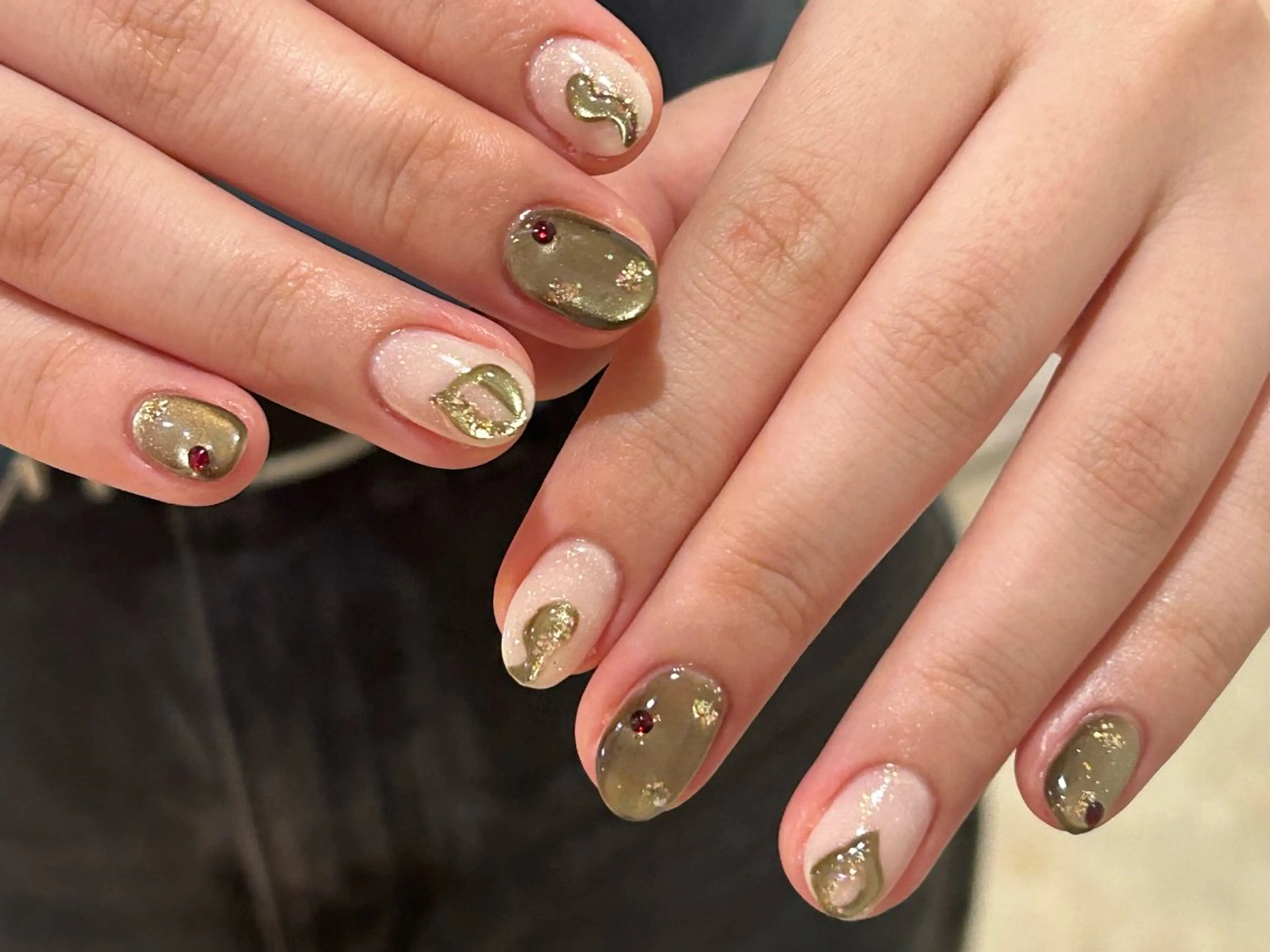 ネイル マグネットネイル Bianca栄店 はるなのネイルデザイン