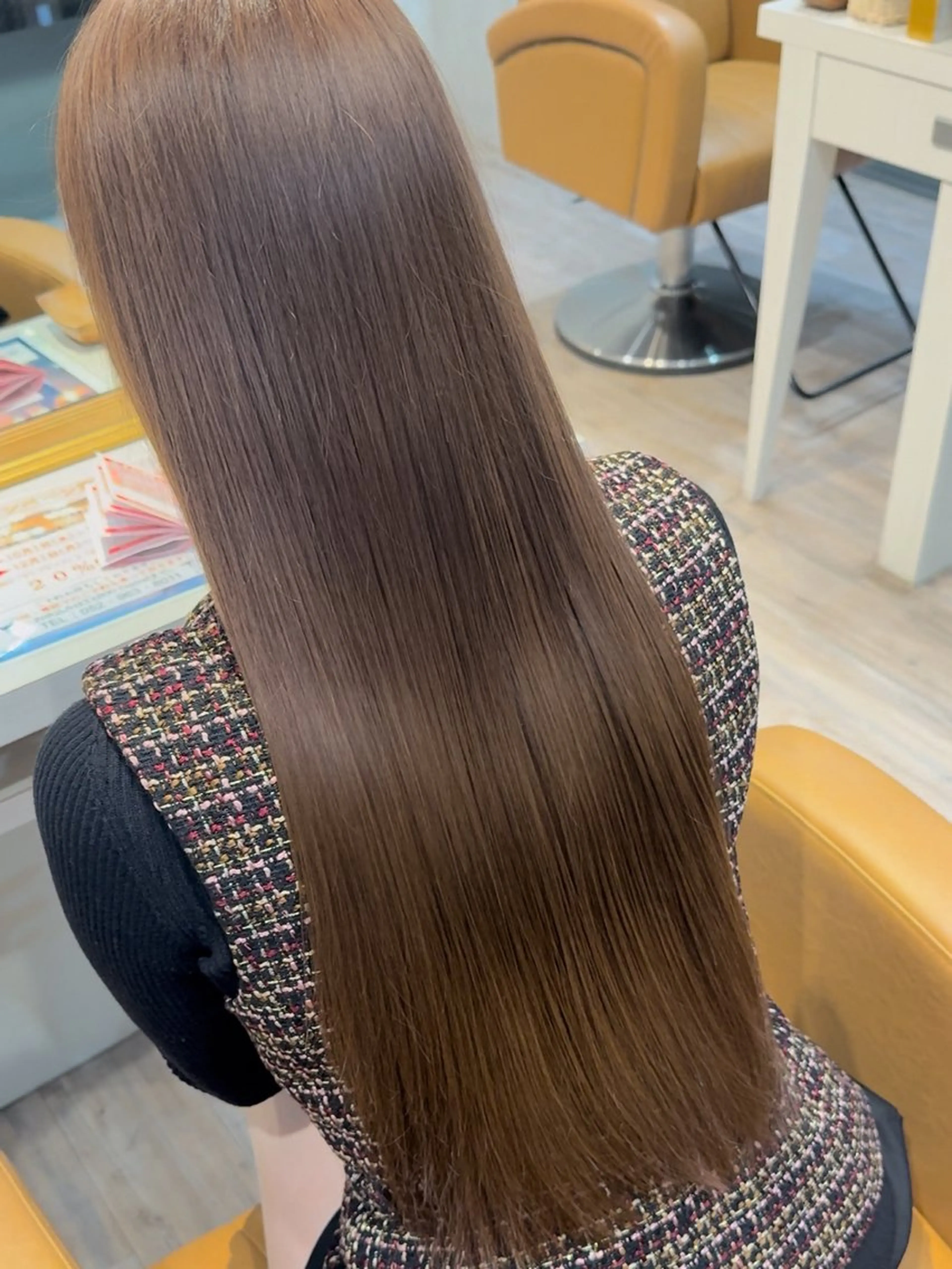 ロング カラー ブリーチ ダブルカラー ブリーチなしカラー ヘアカラー トリートメント 河合秀明/ショート /ボブ/レイヤーのヘアスタイル