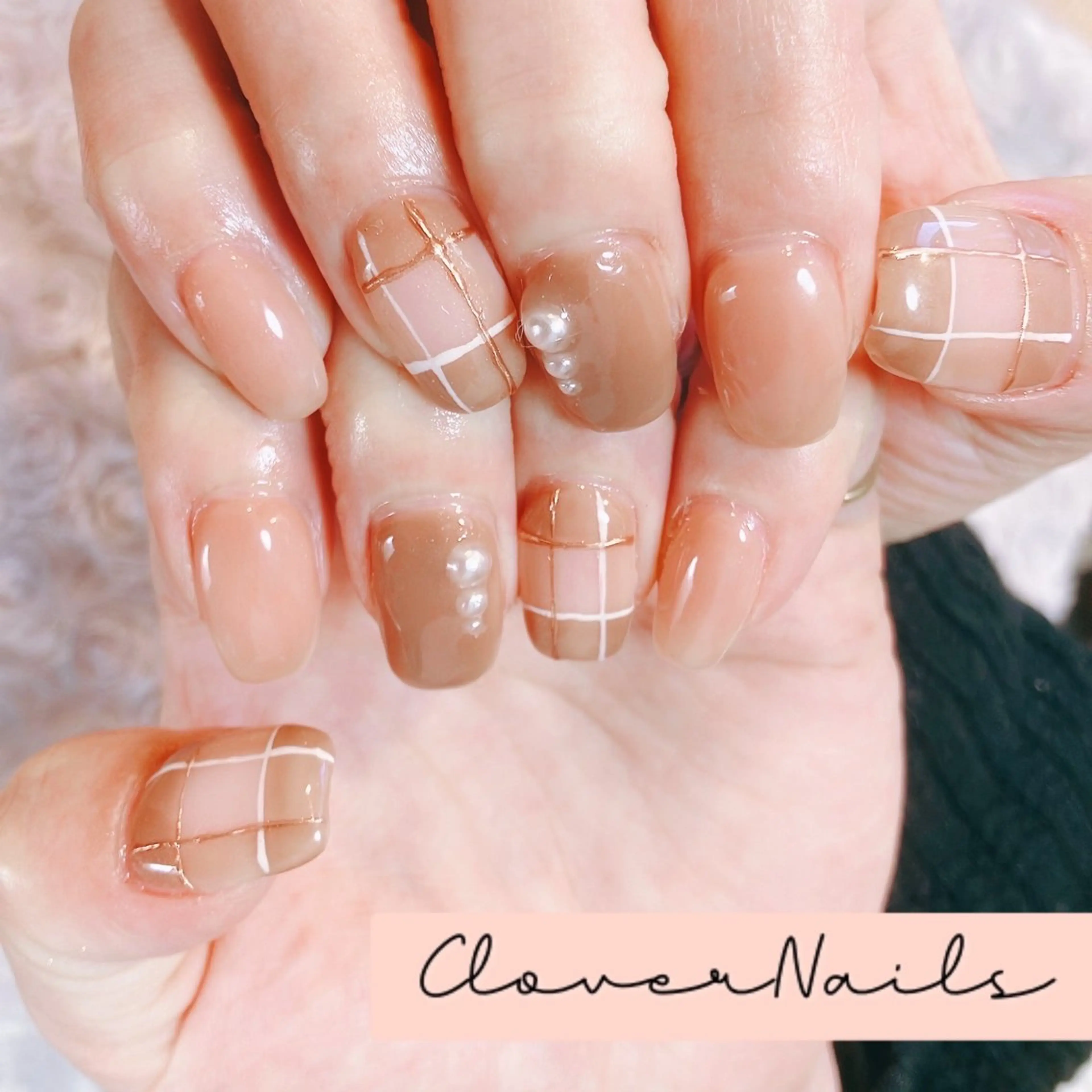 ネイル ハンドネイル 自宅ネイルサロン クロバーネイルのネイルデザイン