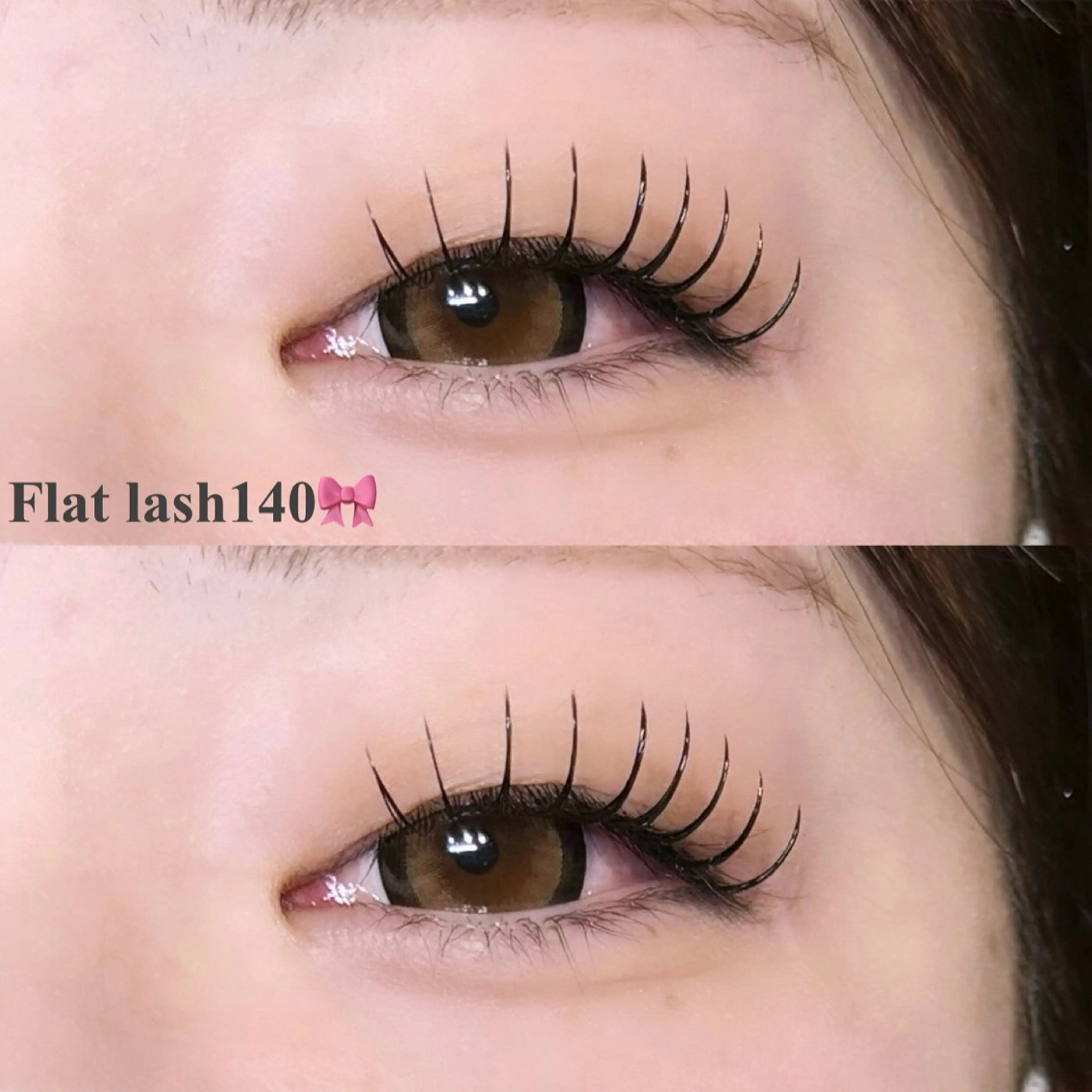 高級フラットエクステ　140本‪ෆ‪.*･ﾟの写真