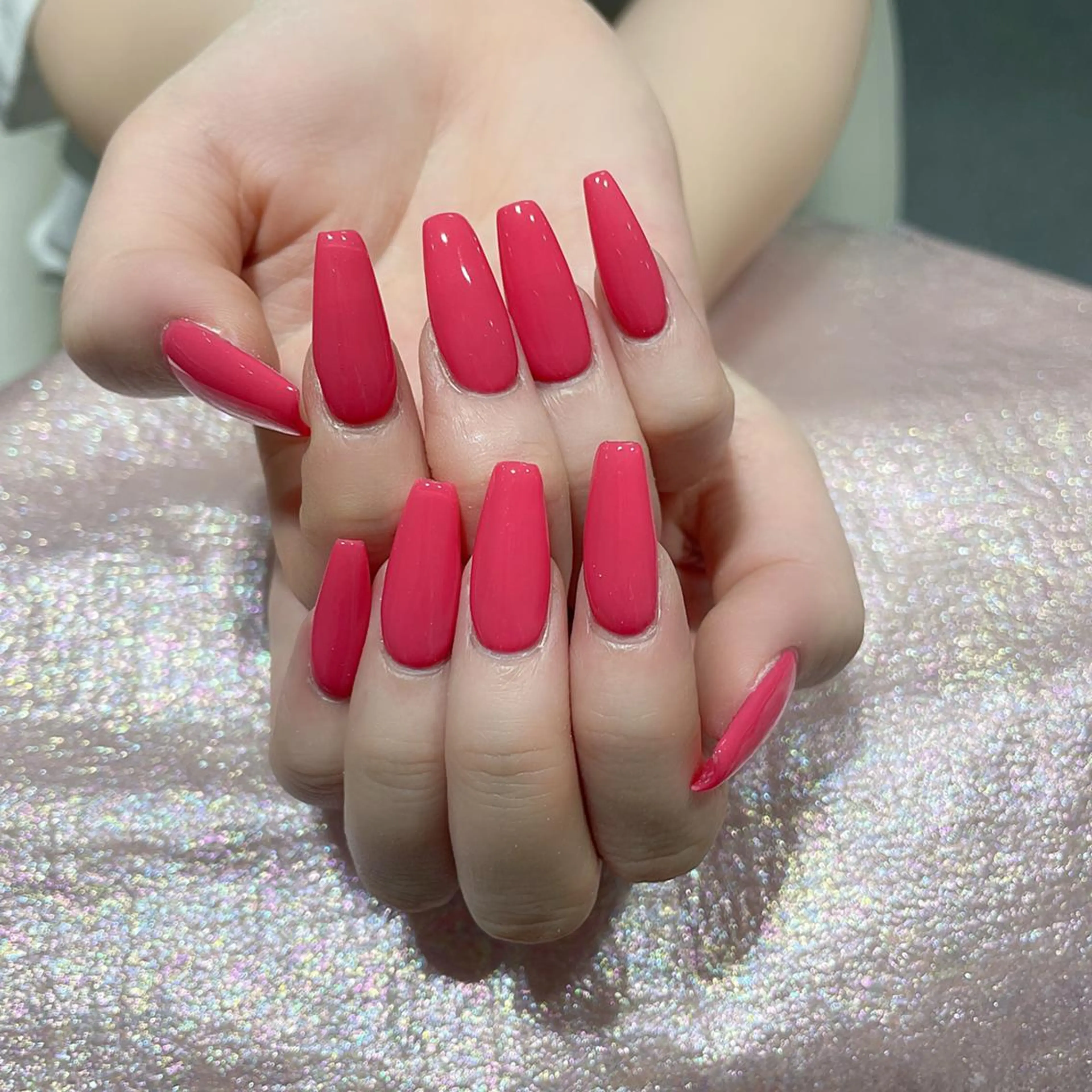 ネイル 長さ出し マグネットネイル ワンカラーネイル ネイルチップ Queens みなみのネイルデザイン