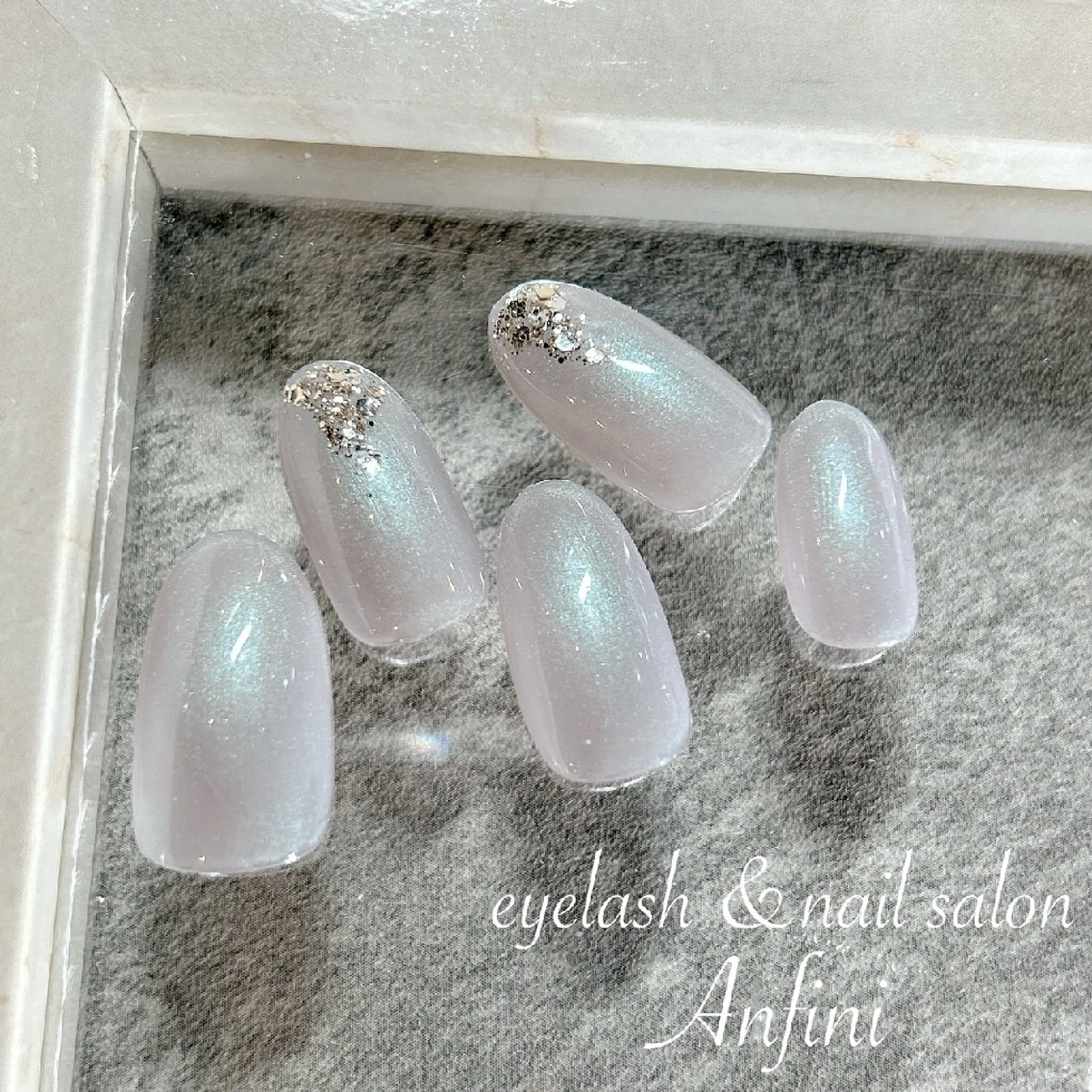 【オフ無し】【ハンド】ポイントアートワンカラー✨ドライケア込みの写真