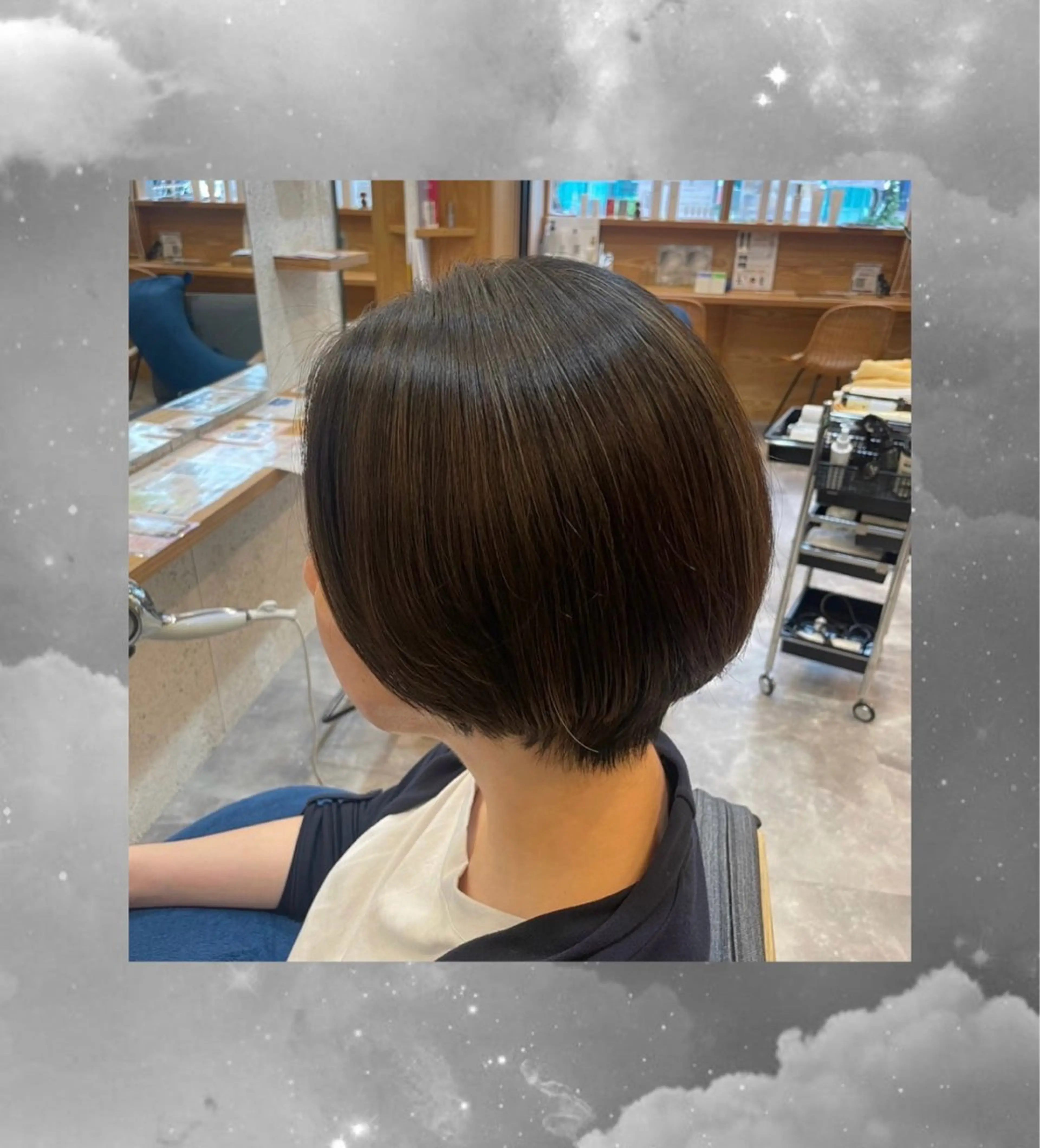 白髪染めの写真