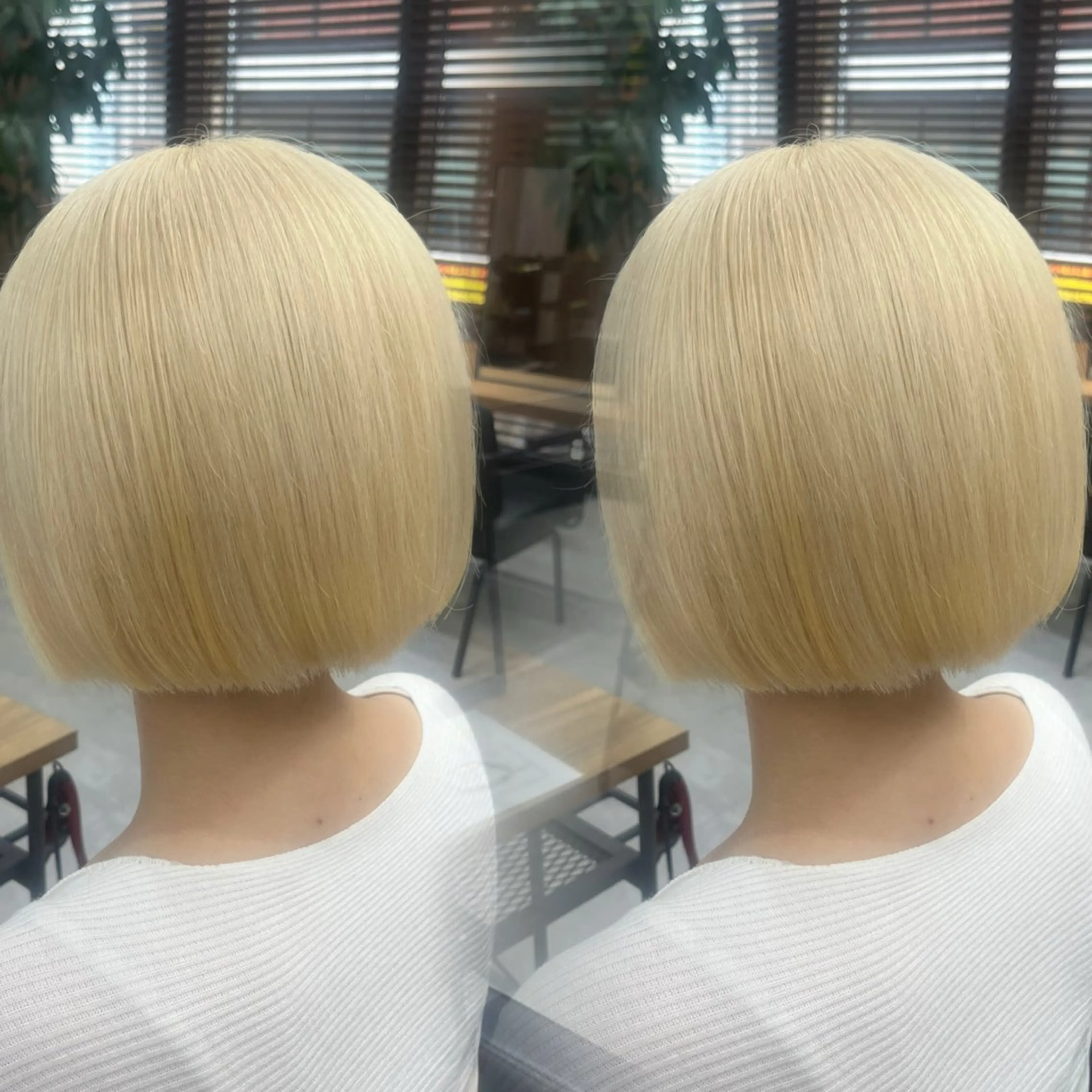 ショート カラー ブリーチ 抜きっぱなしブロンド ブロンド ヘアカラー トリートメント RIO🩶NEXT/ エクステ/ハイトーンのヘアスタイル