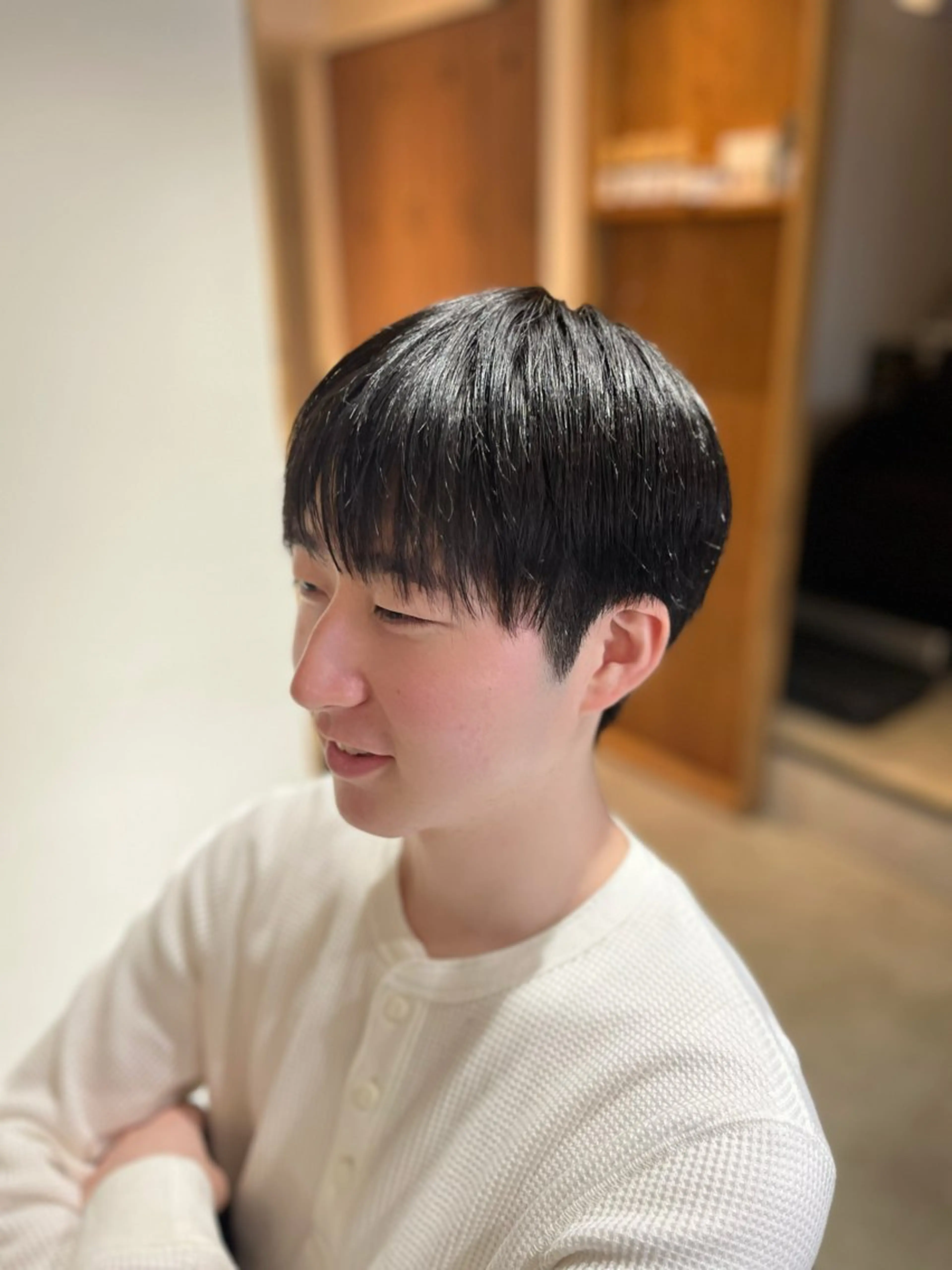 メンズ マッシュ 塩川ももこ/ 縮毛矯正/ヘアセットのヘアスタイル