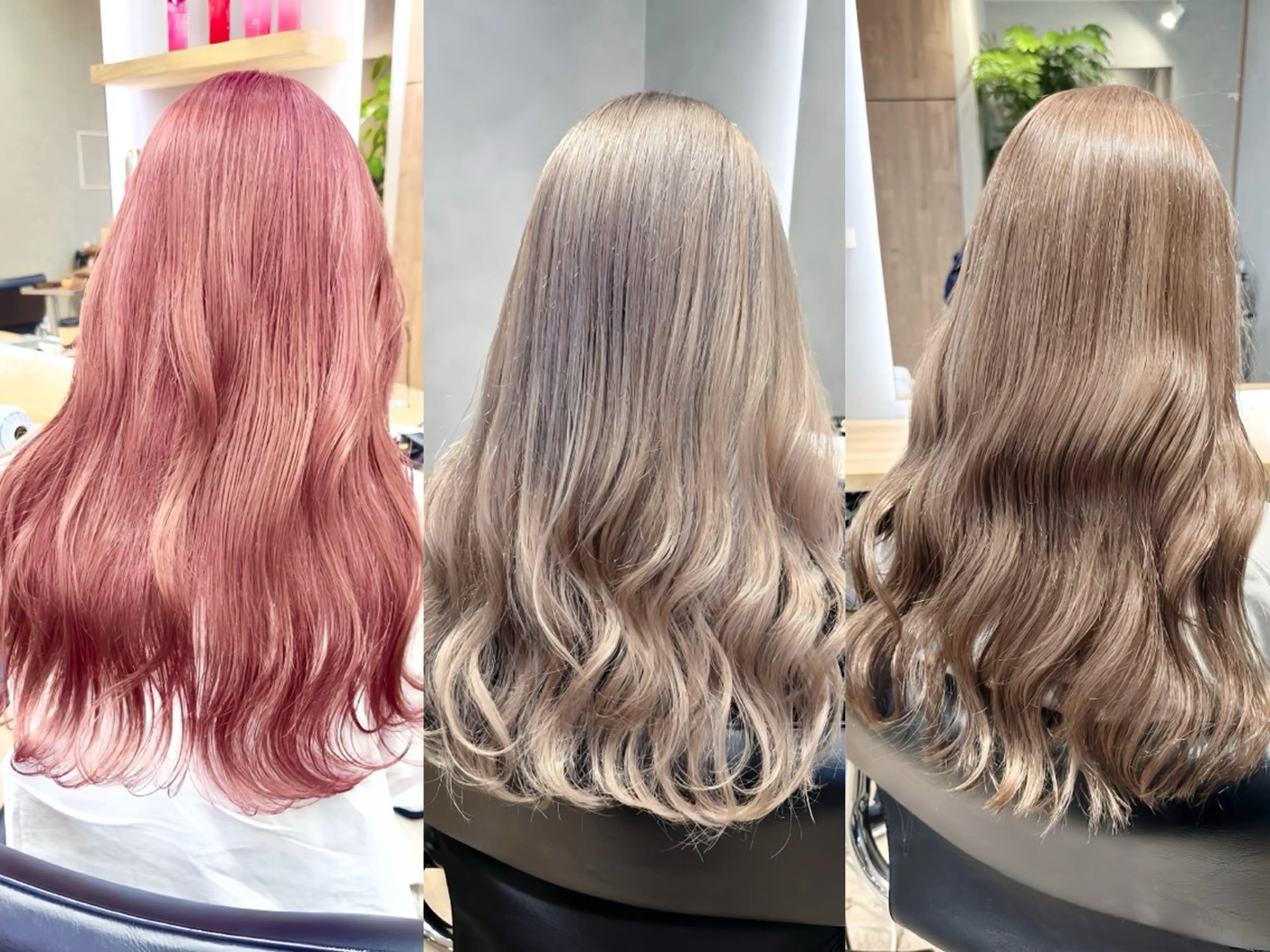 カット＋ブリーチありダブルカラー＋トリートメントの写真