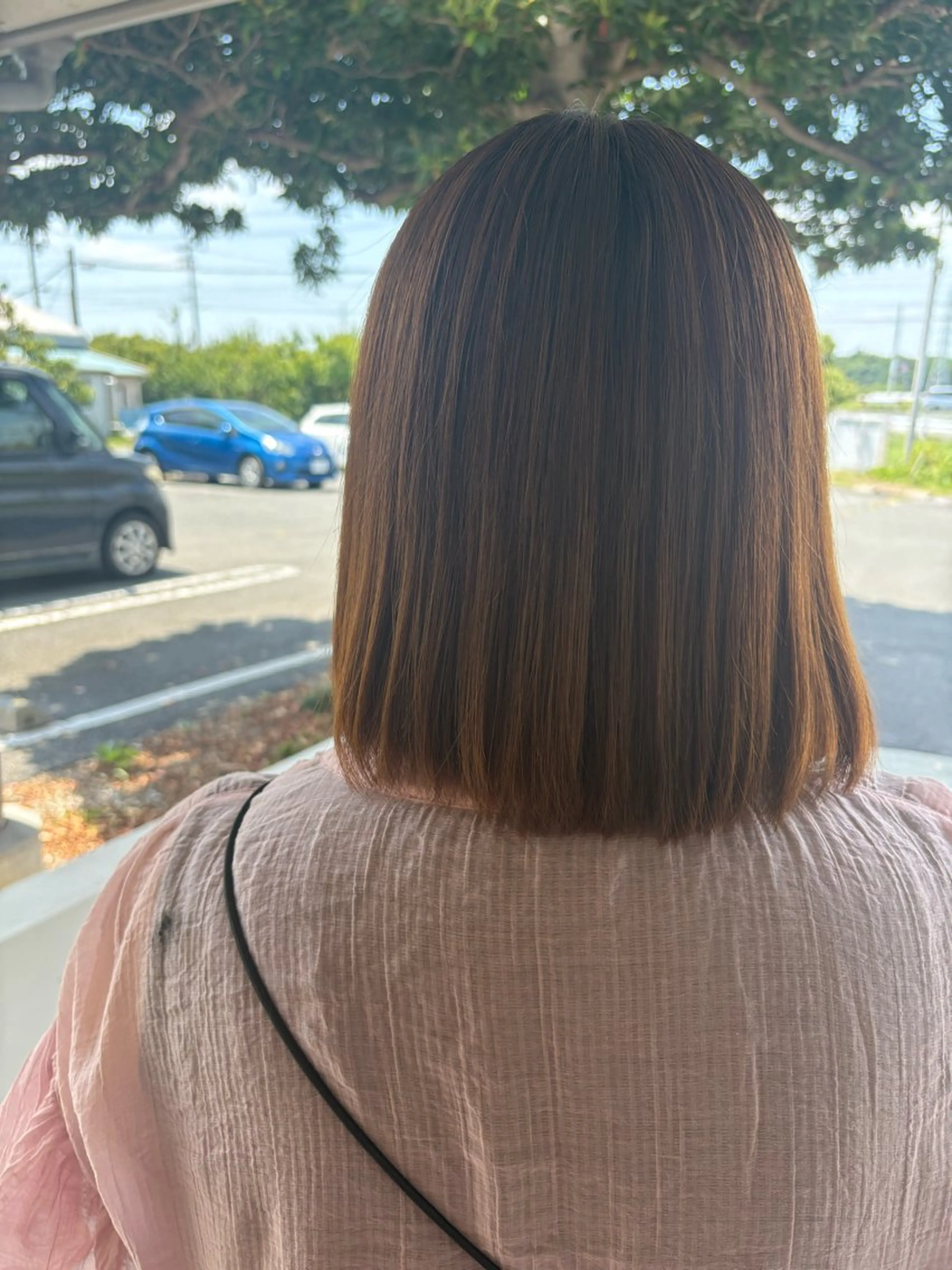 パーマ 縮毛矯正 モデルさん募集🌟 艶カラー/杉山海帆のヘアスタイル