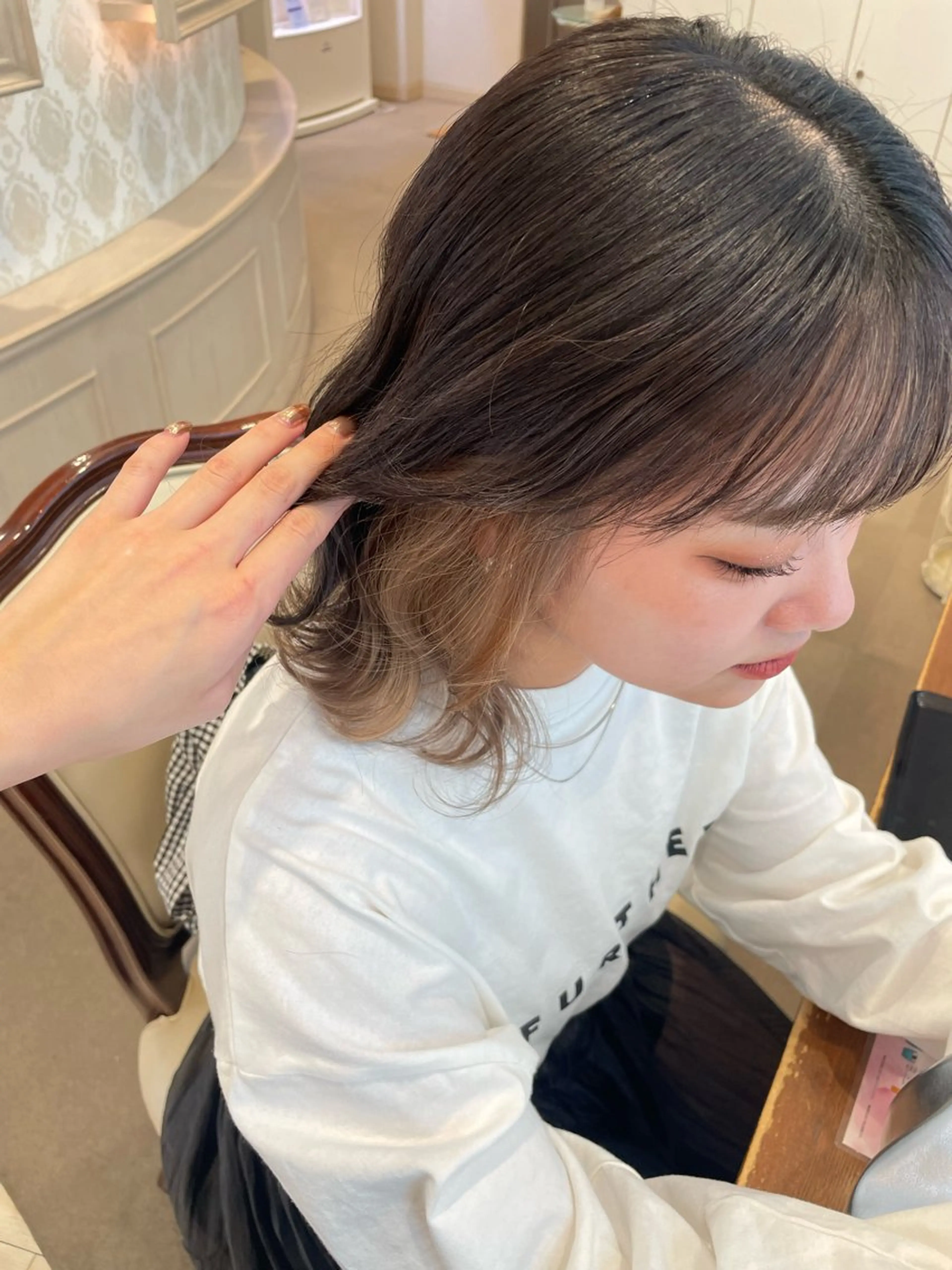 ショート カラー ヘアカラー トリートメント 🍪ﾖｼｲﾊﾙﾈ🍪 ﾗﾍﾞﾝﾀﾞｰｶﾗｰのヘアスタイル