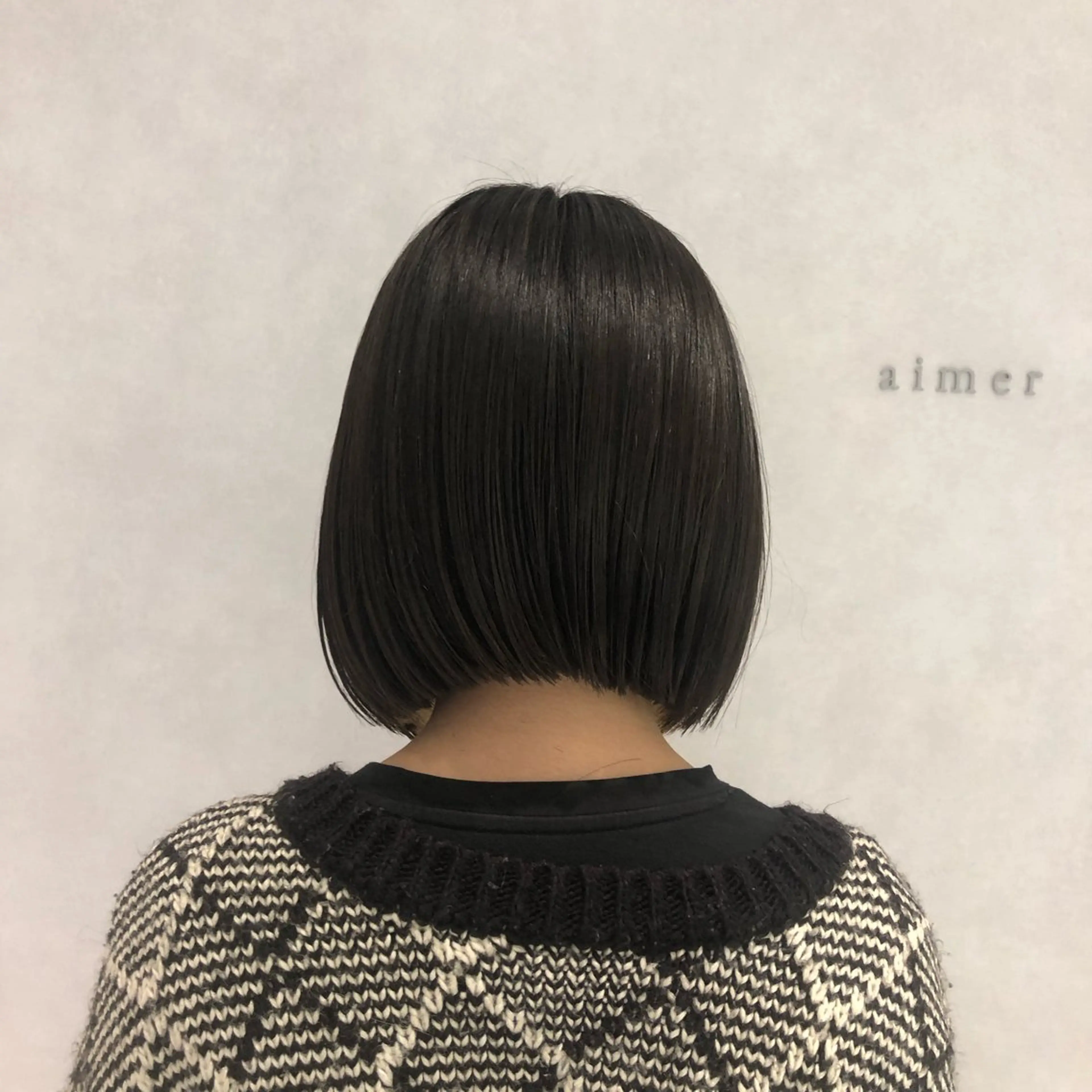 ショート ボブ まつい みるのヘアスタイル