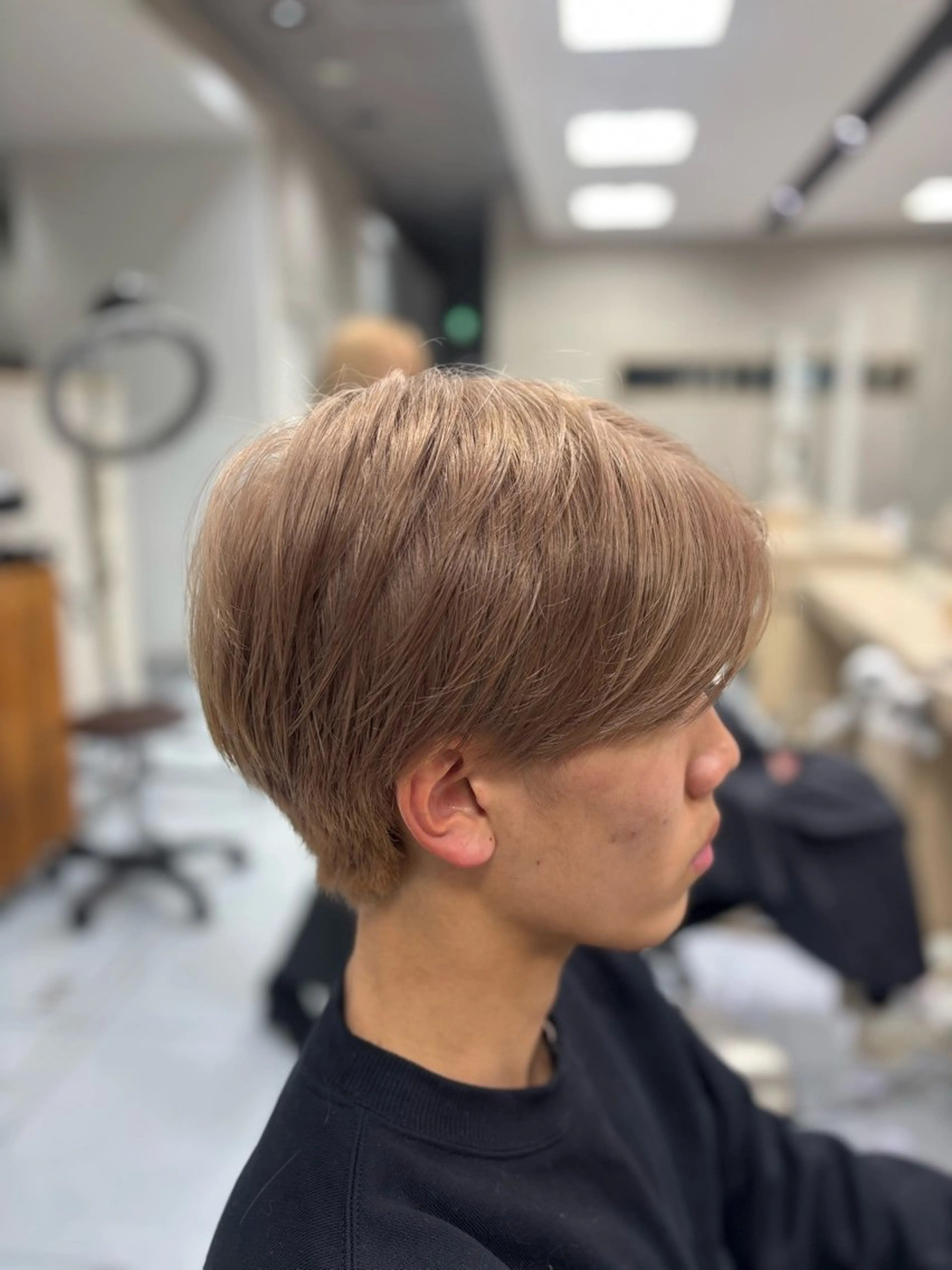 ショート カラー メンズ ヘアカラー メンズ特化韓国風 パーマスタイル/りんのヘアスタイル